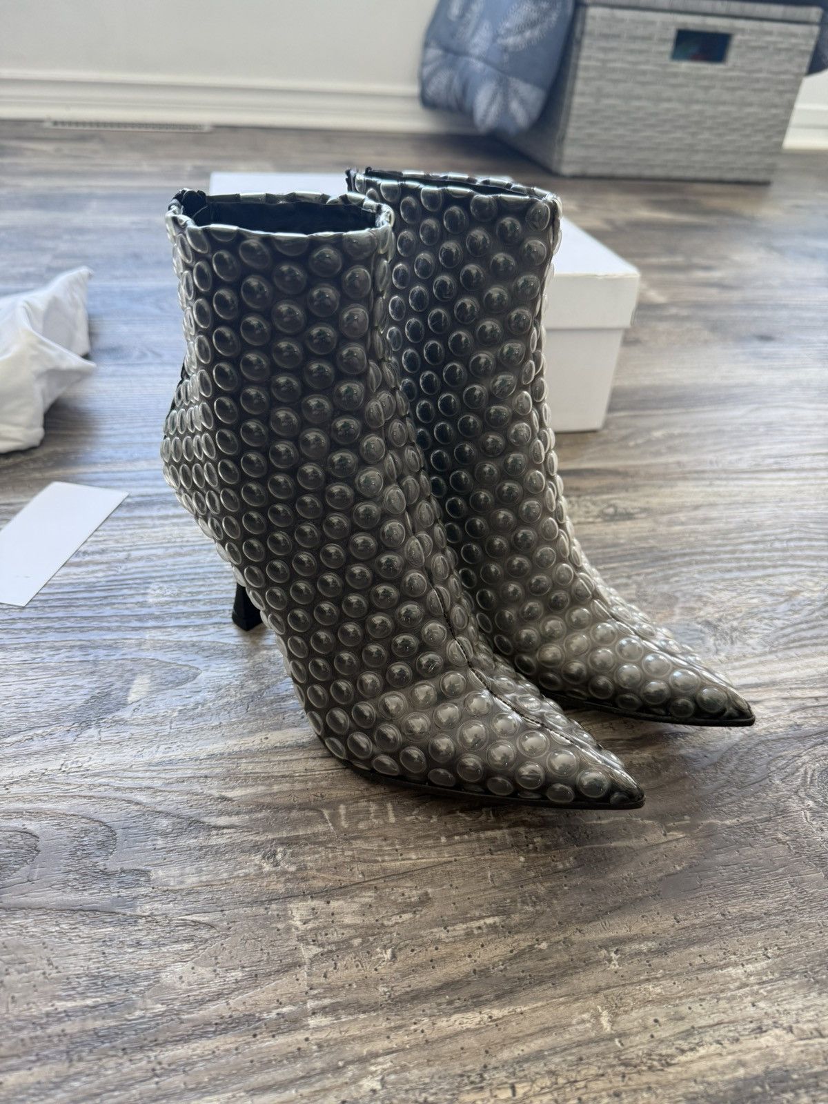 MM6 NWT - MM6 Maison Margiela SS20 Bubble Wrap Heeled boots Size US 6 / IT 36 - 3 Thumbnail