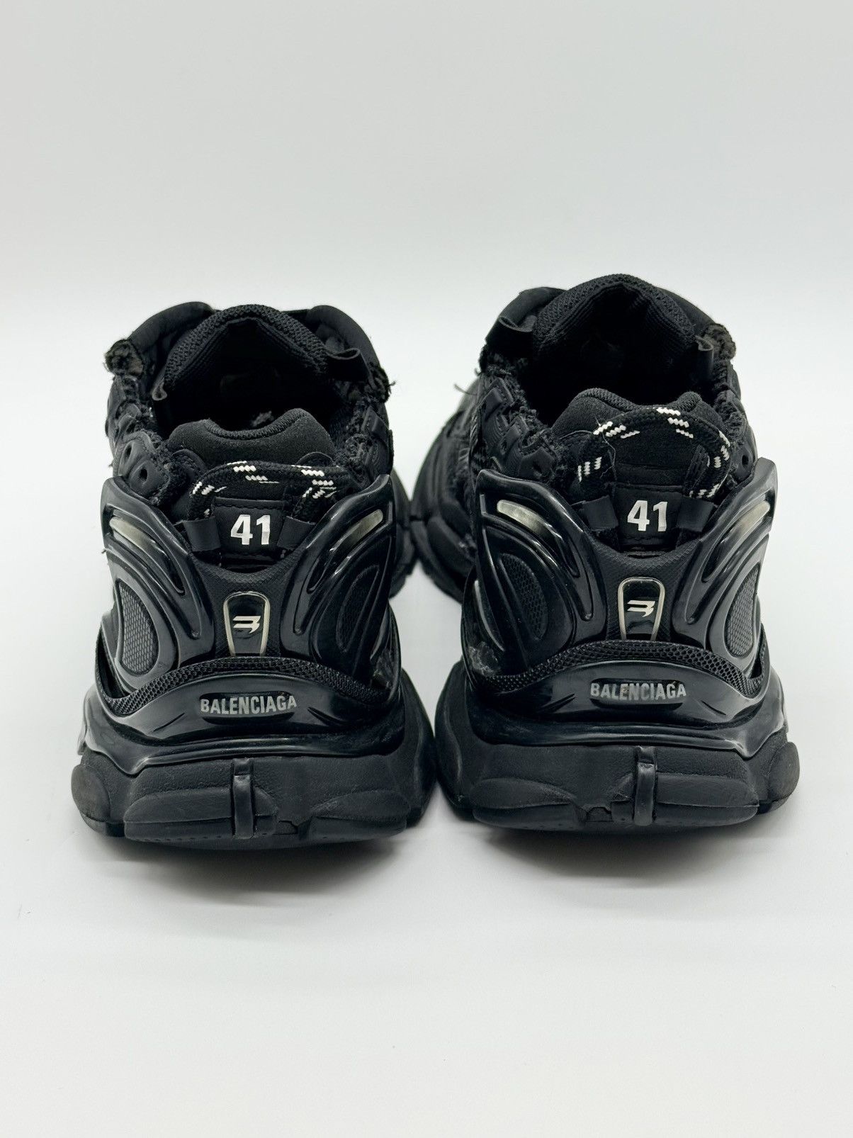 Balenciaga Size 8 - Balenciaga Runner Sneaker Black Matte Size US 8 / EU 41 - 5 Thumbnail