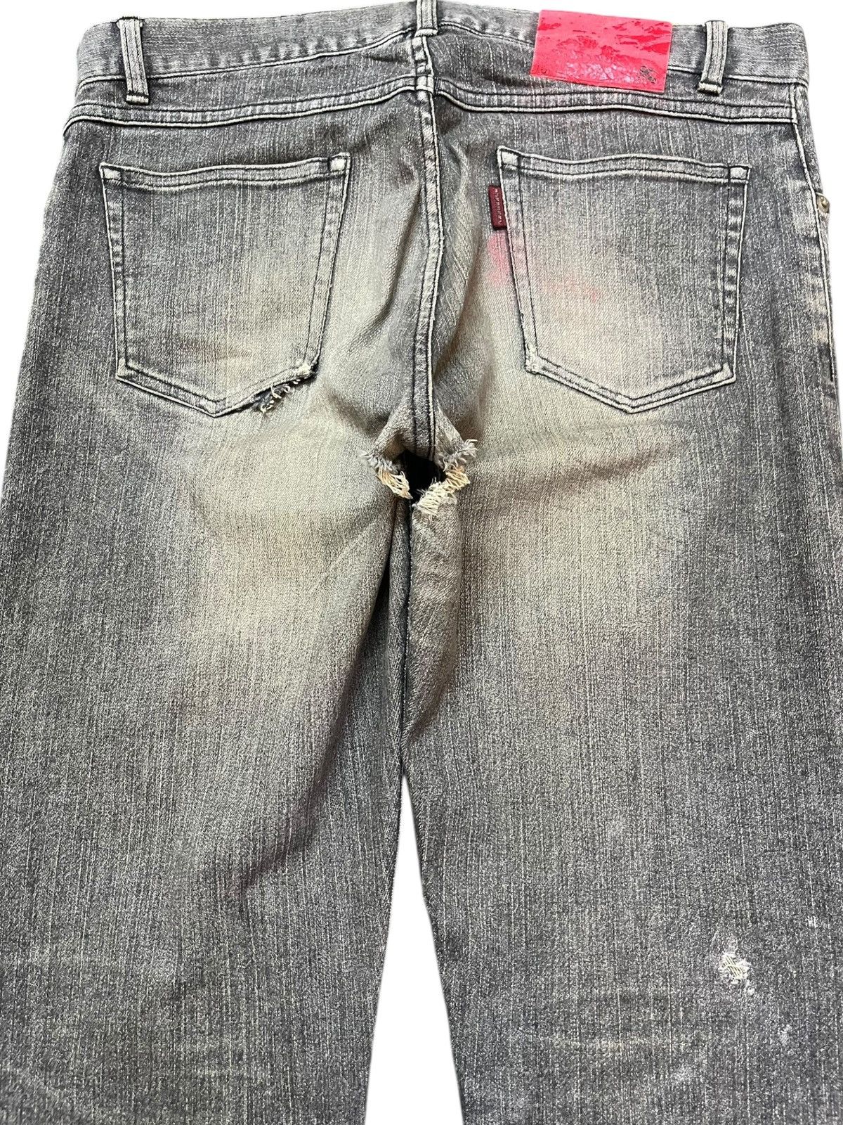 Burberry Vintage Burberry Black Label Mudwash Distressed Denim Size US 33 - 7 Thumbnail
