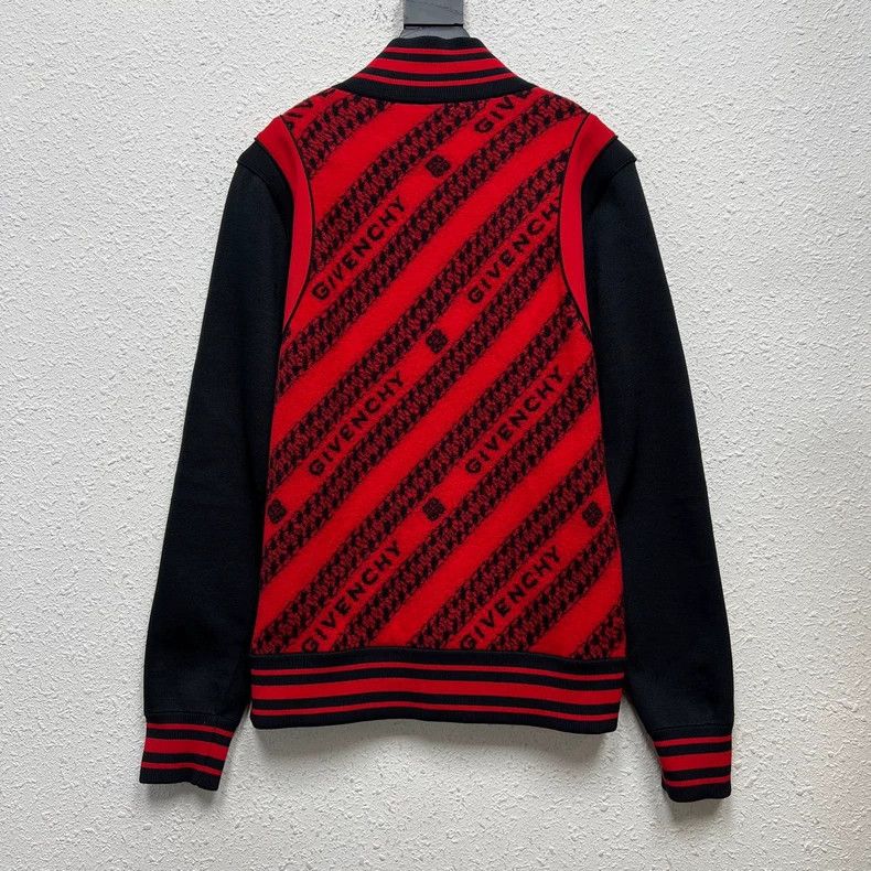 Givenchy Givenchy Cashmere Black and Red Patchwork Bulletproof Base Size US XL / EU 56 / 4 - 2 Thumbnail