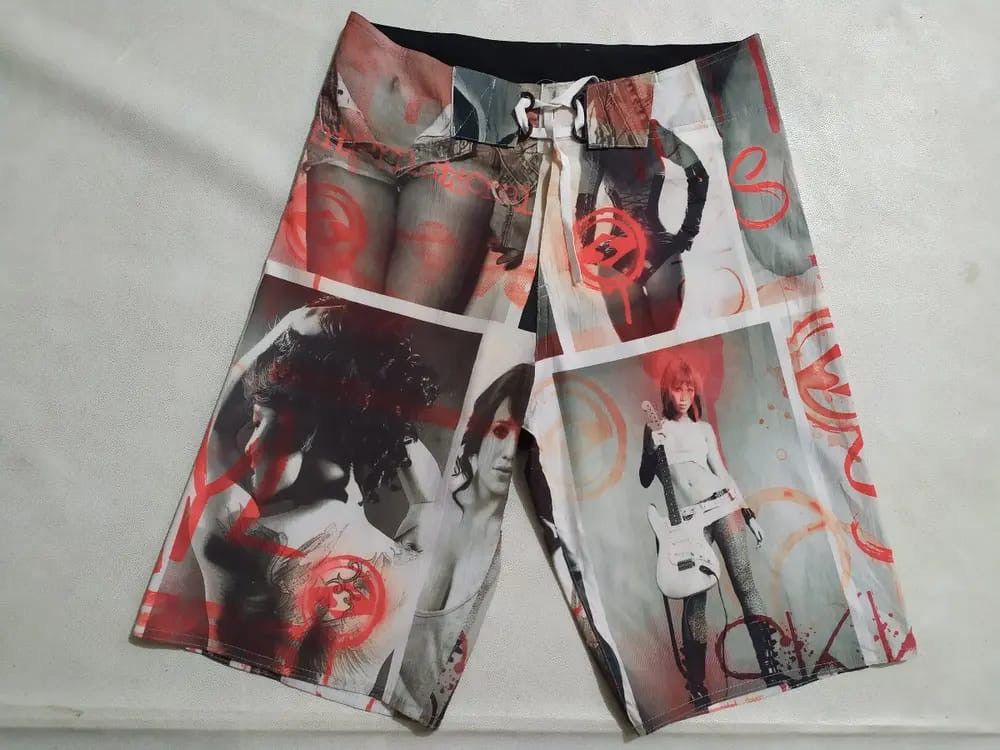 Other Skkyl Nice Fullprint Sexy Lady Pictures Short Pants Size US 30 / EU 46 - 2 Thumbnail