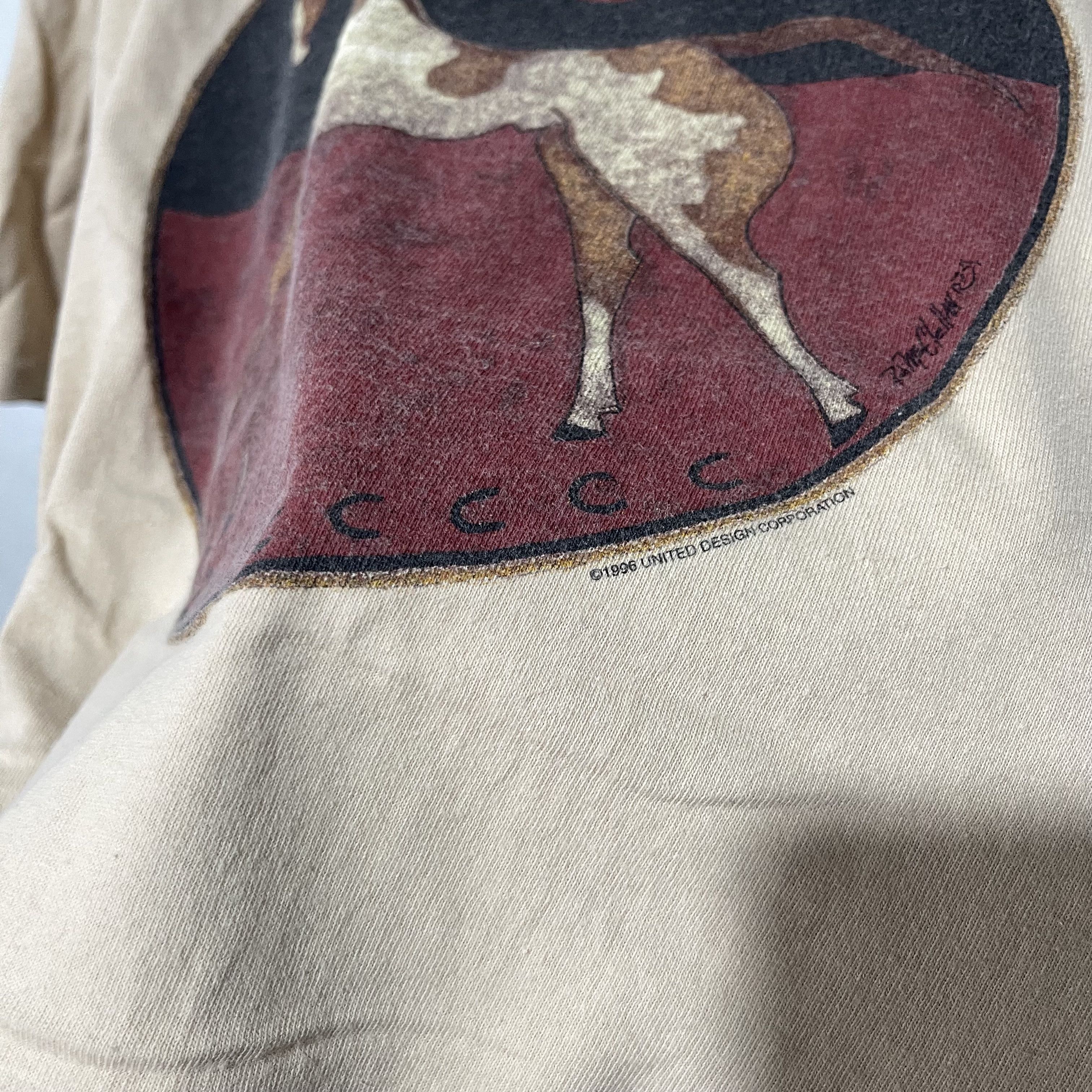 Vintage Vintage 90s Horse Shirt Size US M / EU 48-50 / 2 - 3 Thumbnail