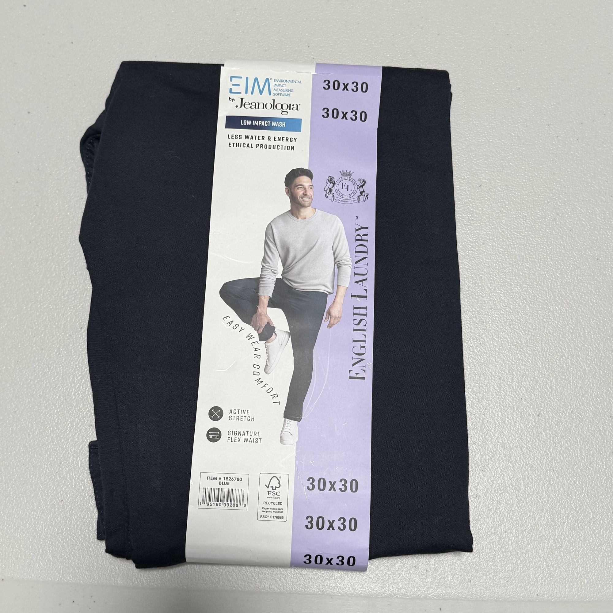 English Laundry English Laundry Men's 5-Pocket Chino Pants 30x30 Size US 30 / EU 46 - 6 Thumbnail