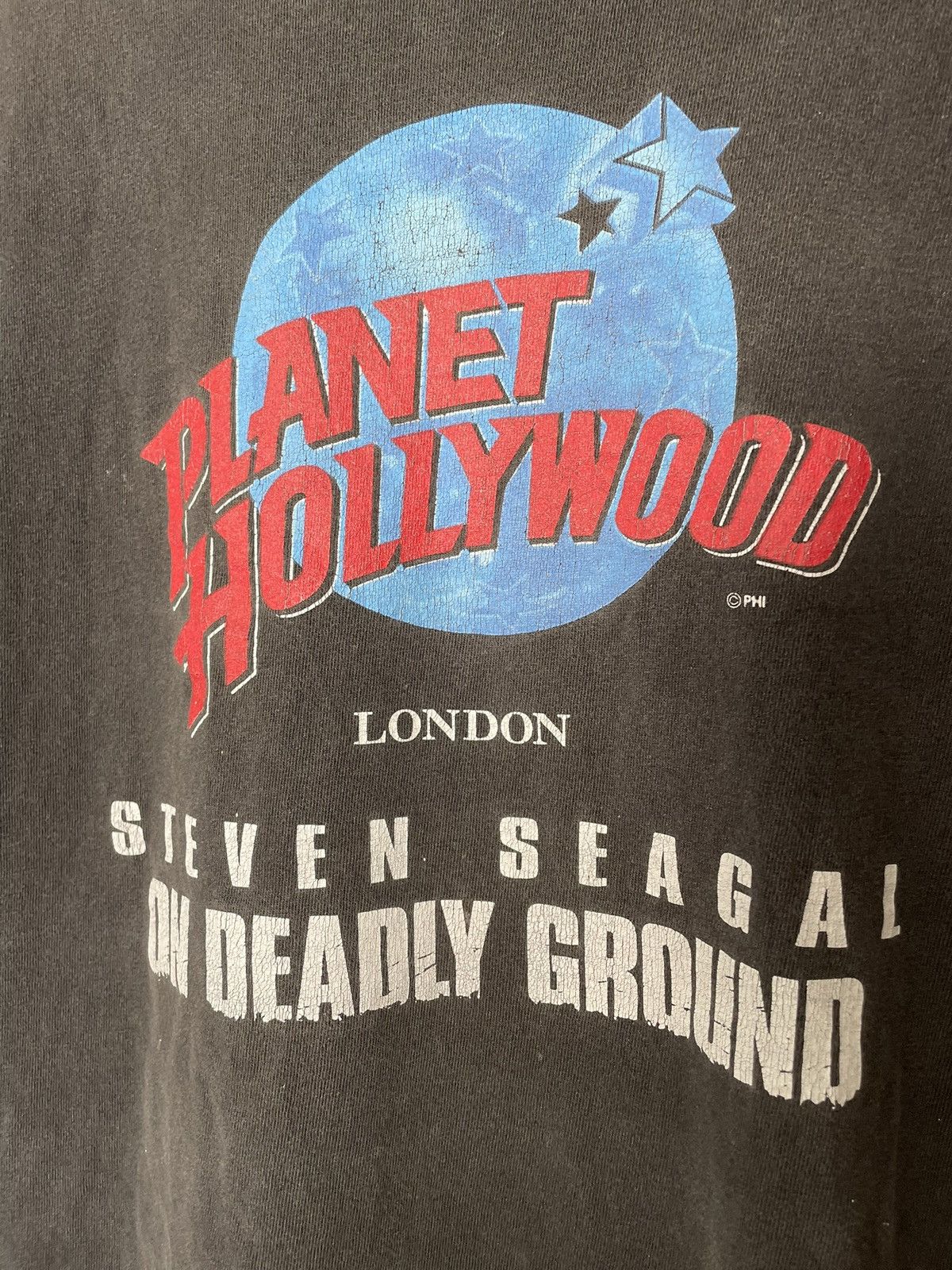 Planet Hollywood × Vintage Steven Seagal Planet Hollywood vintage movie T-shirt Size US XL / EU 56 / 4 - 4 Thumbnail