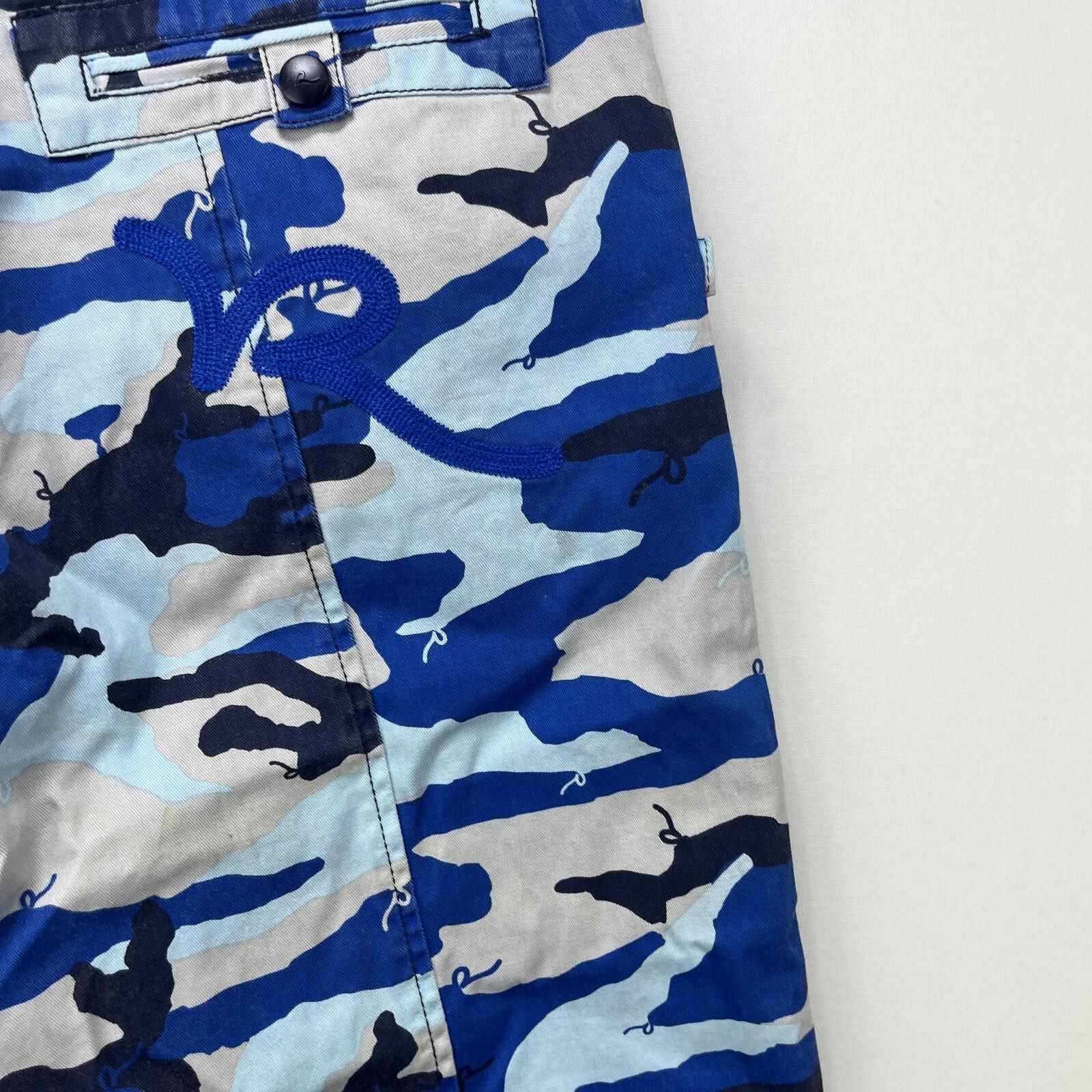 Rocawear Vintage Y2K Rocawear Blue Camo Baggy Pants Skater Waist 30 Size US 30 / EU 46 - 6 Thumbnail