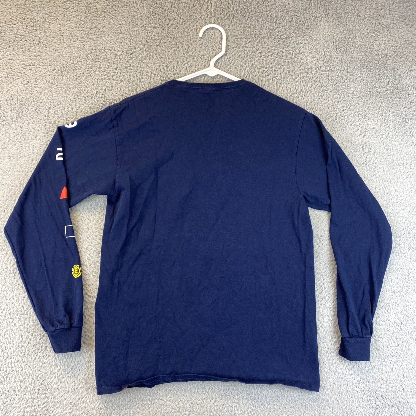 Element Element Shirt Men M Navy Long Sleeve Crew Neck Pullover Stretch Tee Size US M / EU 48-50 / 2 - 6 Thumbnail