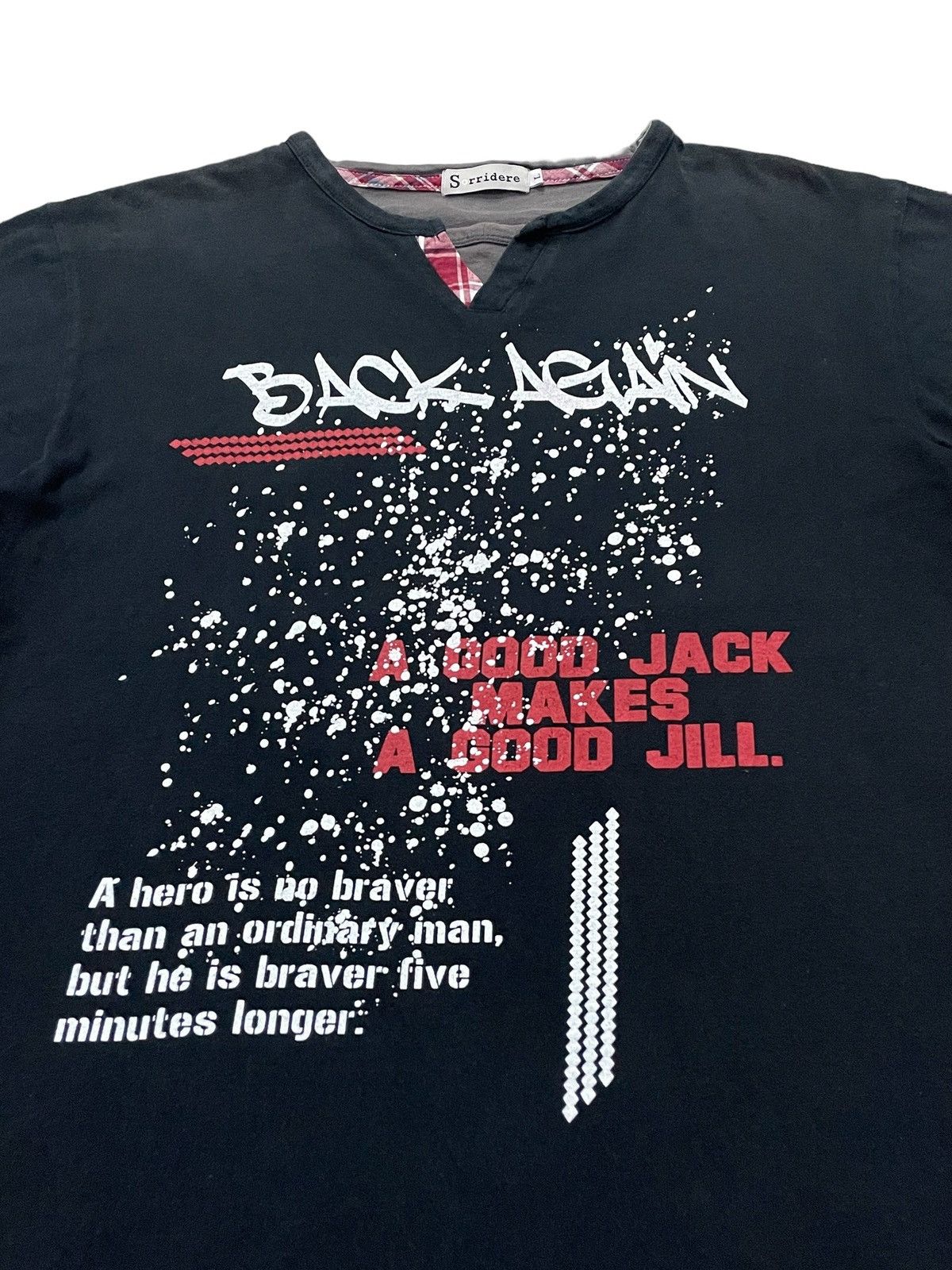 14th Addiction Sorridiere Sunfaded Back Again Jill Poem Life Religion Y2K Size US L / EU 52-54 / 3 - 4 Thumbnail