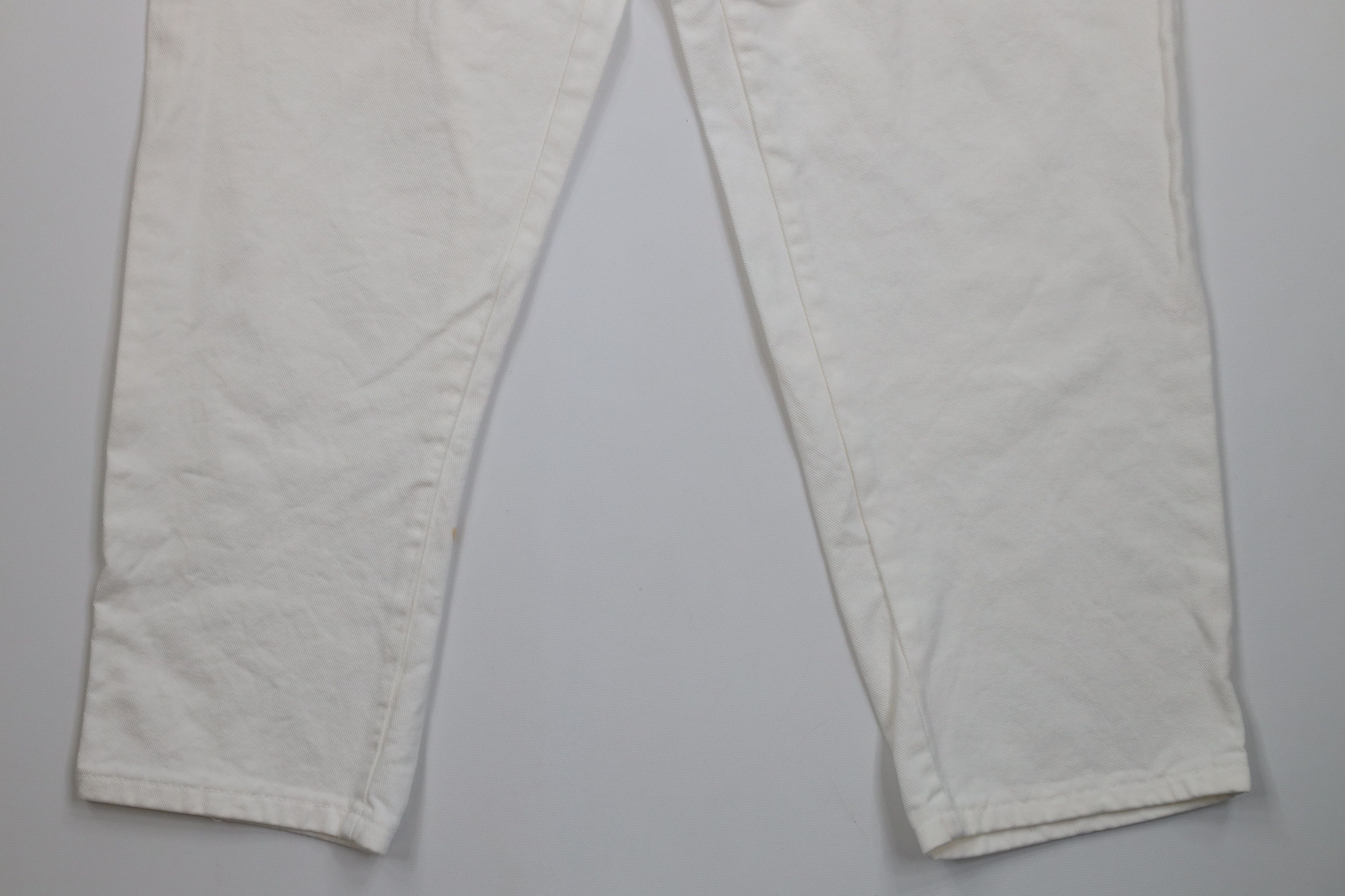 Vintage Vintage 80s 90s StreetwearTapered Leg Jeans White Cotton USA Size 40" / US 18 - 4 Thumbnail