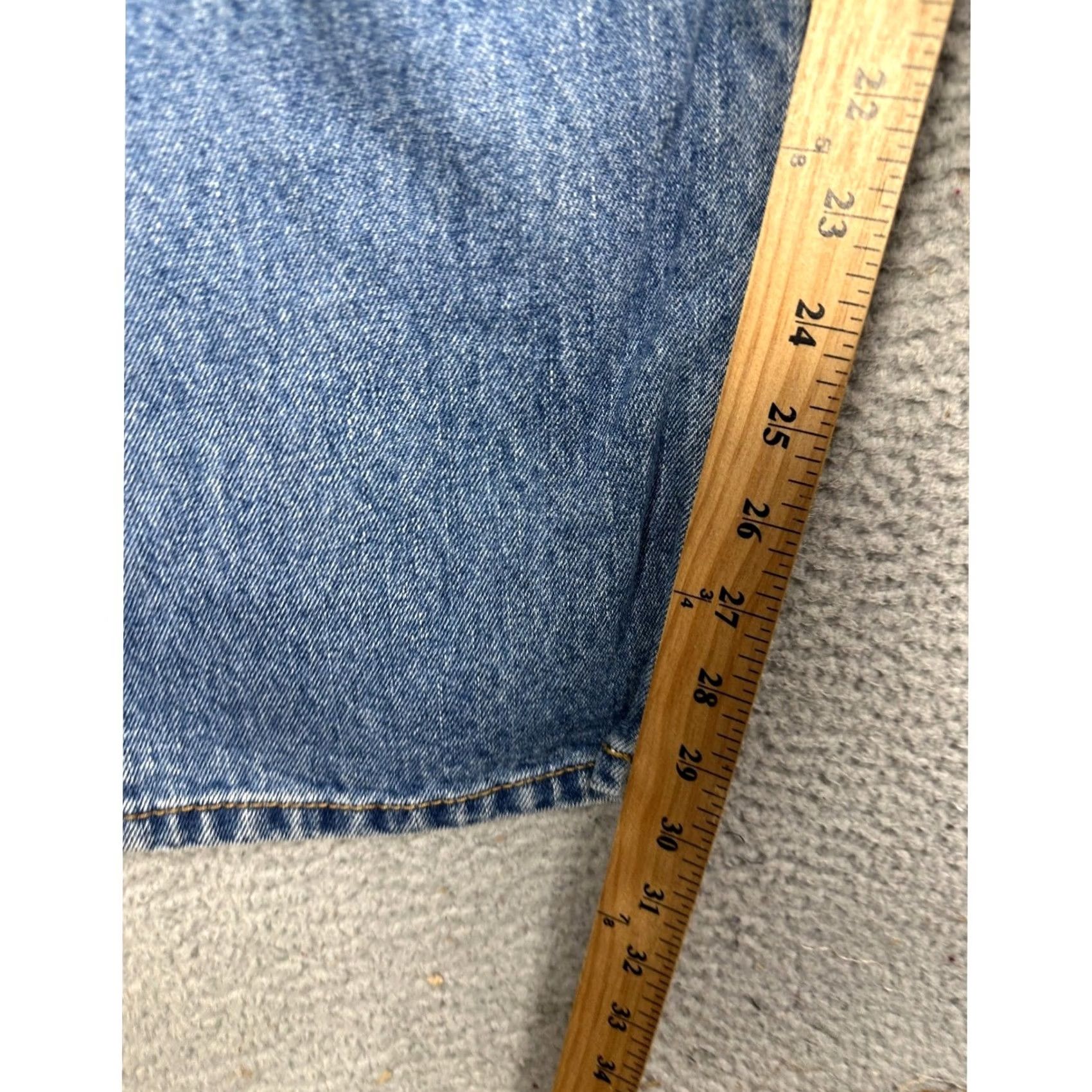 Levi's Mens Levi's 505 Jeans Blue Regular Fit Straight Leg 5 Pockets Casual 40X30 Size US 40 / EU 56 - 7 Thumbnail