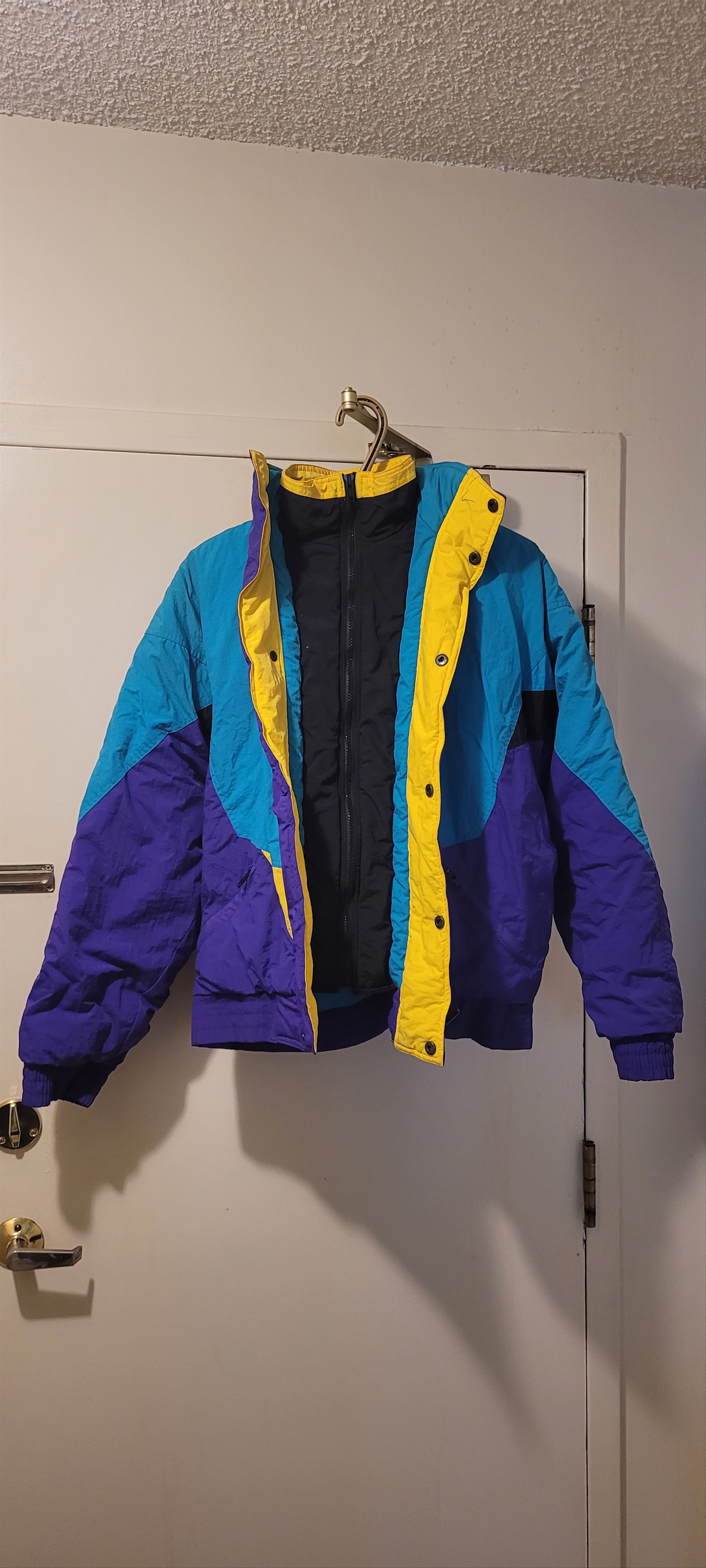 Other Retro 90s Polarwind Puffer Snow Colour Block Jacket Size US M / EU 48-50 / 2 - 3 Thumbnail