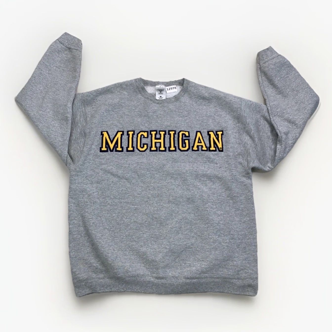 Fruit Of The Loom VINTAGE Y2K Michigan Embroidered Crew Neck Sweater Adult Large-12978 Size US L / EU 52-54 / 3 - 2 Thumbnail