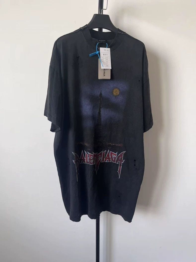 Balenciaga Balenciaga Letter Print Short Sleeve T-shirt-yf Size US M / EU 48-50 / 2 - 1 Thumbnail