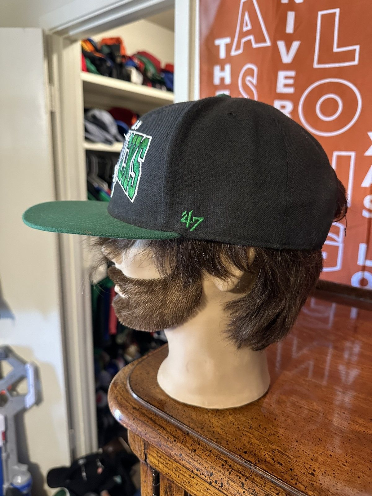 NBA × Vintage Vintage NBA Dallas Mavericks “old school green” hat 00s Size ONE SIZE - 5 Thumbnail
