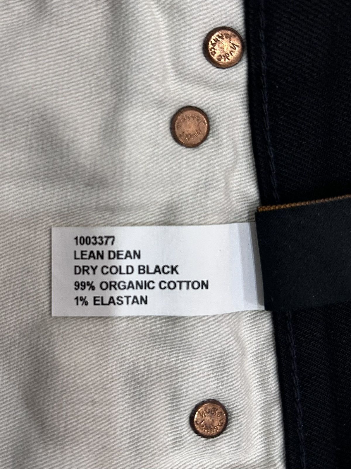 Nudie Jeans Lean Dean Dry Cold Black Nudie Jeans Size US 28 / EU 44 - 7 Thumbnail