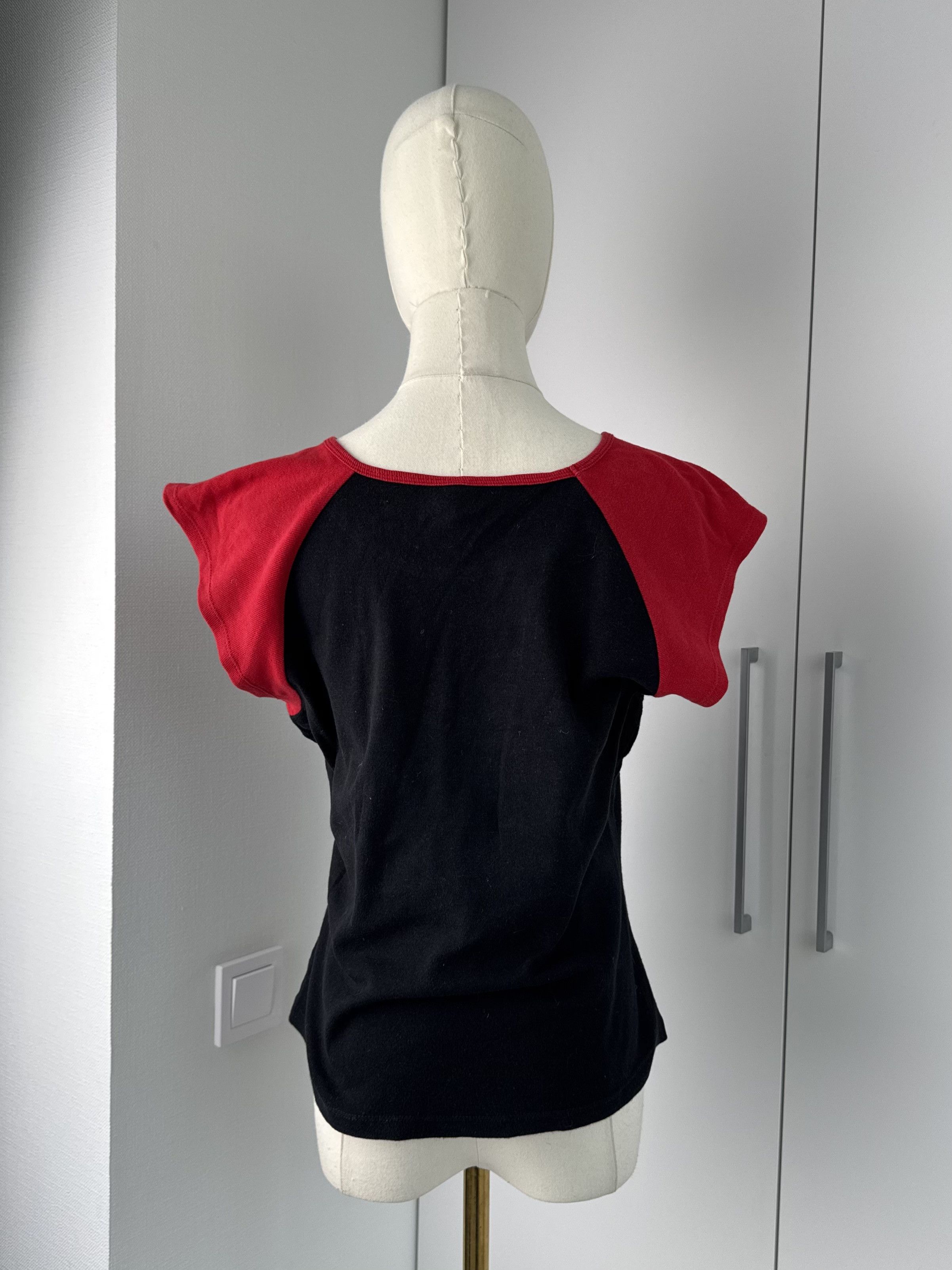 Vintage Women Black Graphic T Shirt Y2K Vintage New York Print Size XL / US 12-14 / IT 48-50 - 3 Thumbnail