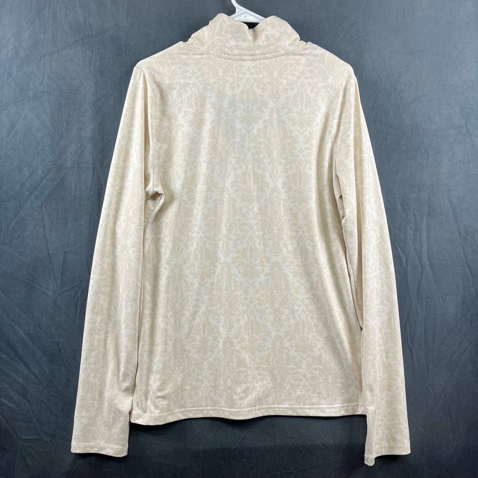 Eddie Bauer Eddie Bauer Jacket Large 1/4 Zip Mock Neck Spandex Stretch Size L / US 10 / IT 46 - 2 Thumbnail