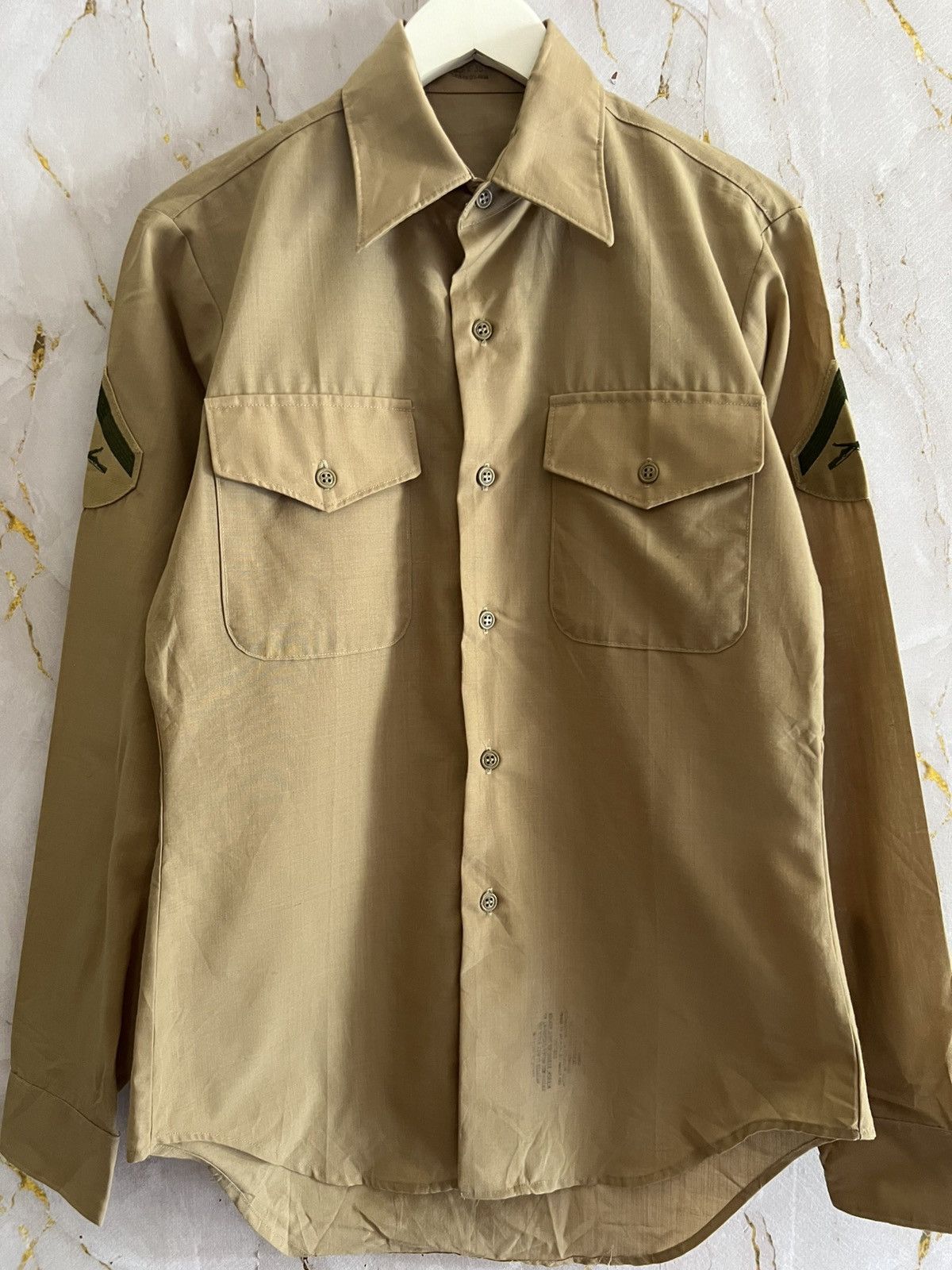 Vintage 🔥 Vintage Army Shirt Button-Up – Streetwear Classic Size US M / EU 48-50 / 2 - 1 Thumbnail