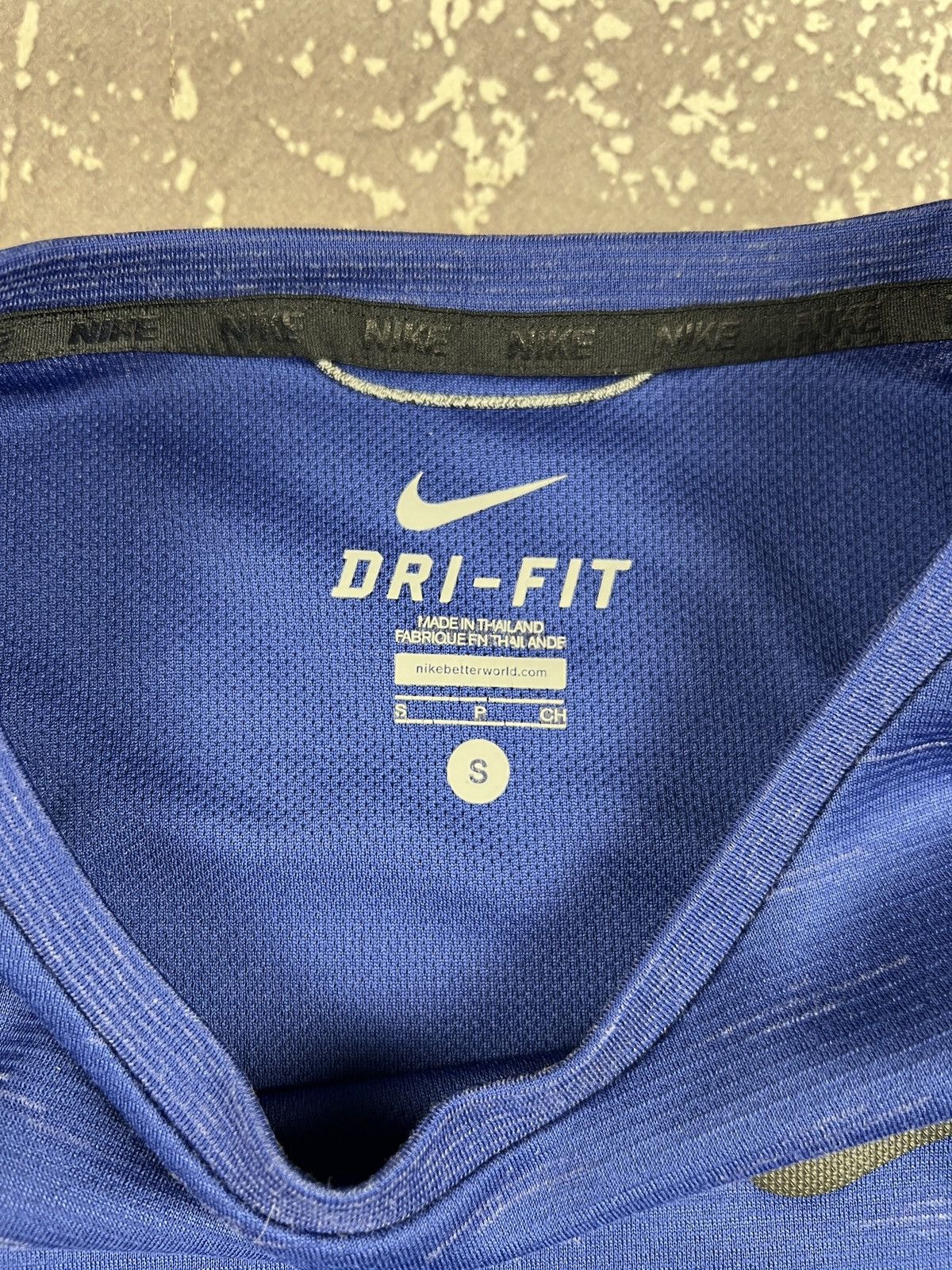 Nike Nike Swoosh Dri fit Gym SleevelessTank Top Mens S Blue Size US S / EU 44-46 / 1 - 5 Thumbnail