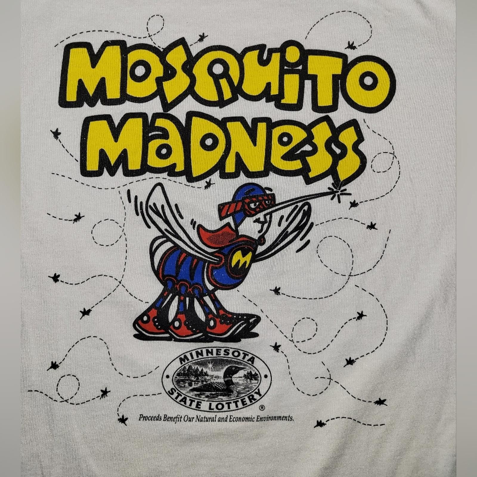 Other Vintage Mosquito Madness Graphic Screen Stars Single Stitch Size US XL / EU 56 / 4 - 4 Thumbnail
