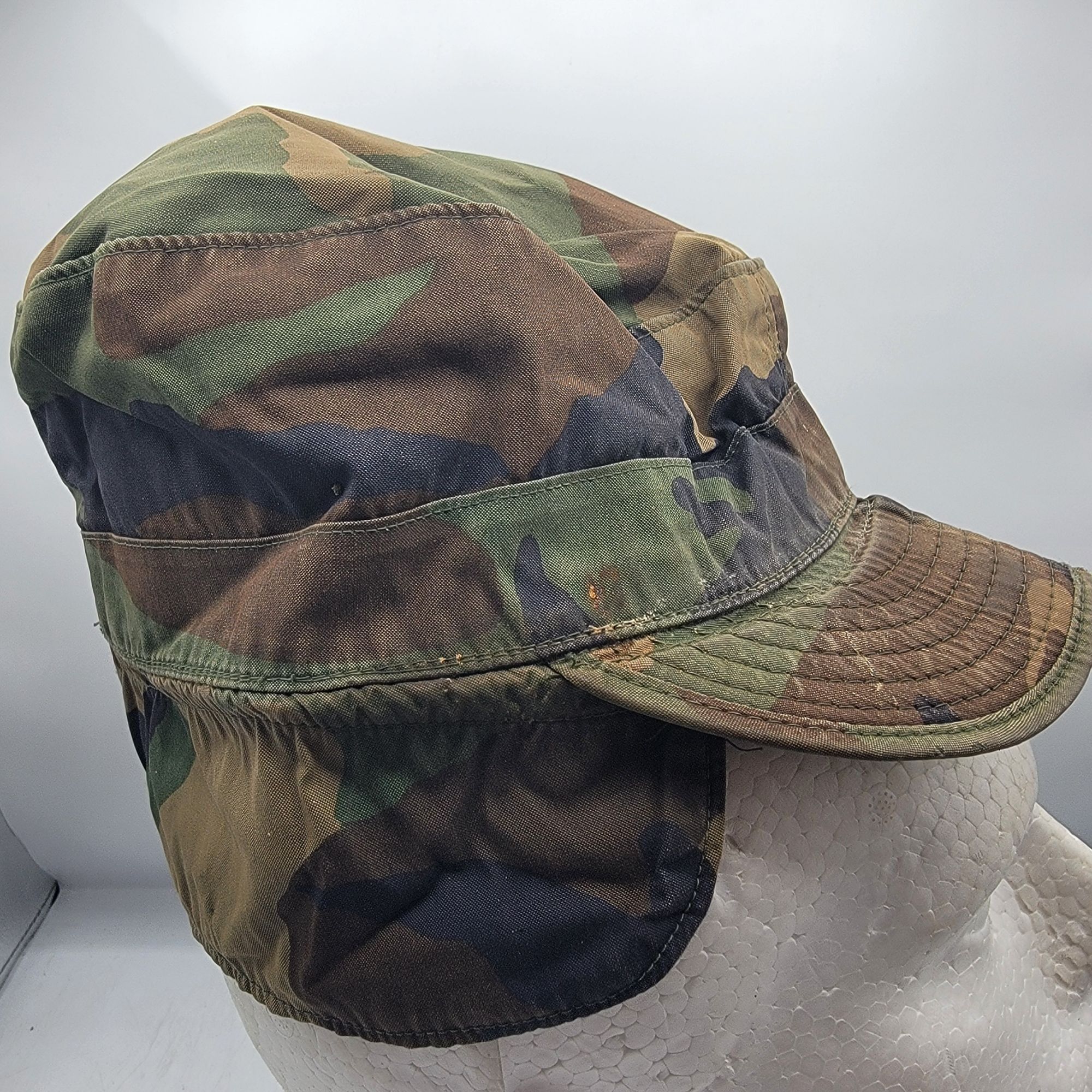 Propper Propper Combat Woodland Camouflage Hat Size 7 1/8 Outdoors C Size ONE SIZE - 4 Thumbnail