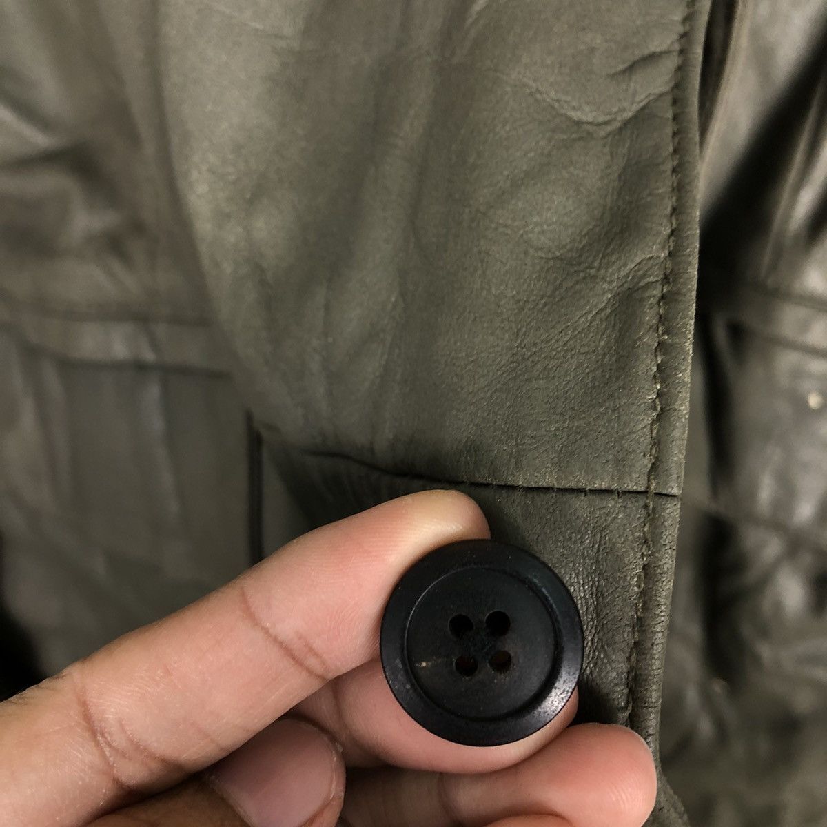 Japanese Brand 🔥Vtg Leather Jacket Chore Allegri Issey Miyake Japan Size US M / EU 48-50 / 2 - 14 Thumbnail
