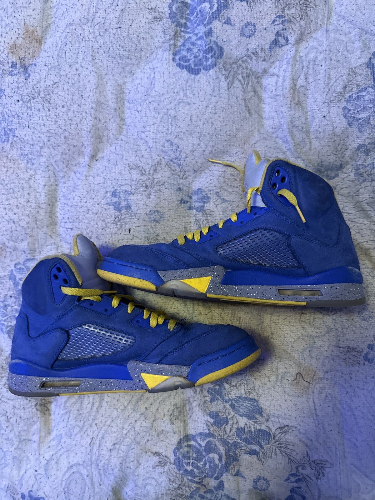 image of Jordan Brand Laney 5’S Shoes in Blue, Men's (Size 13)