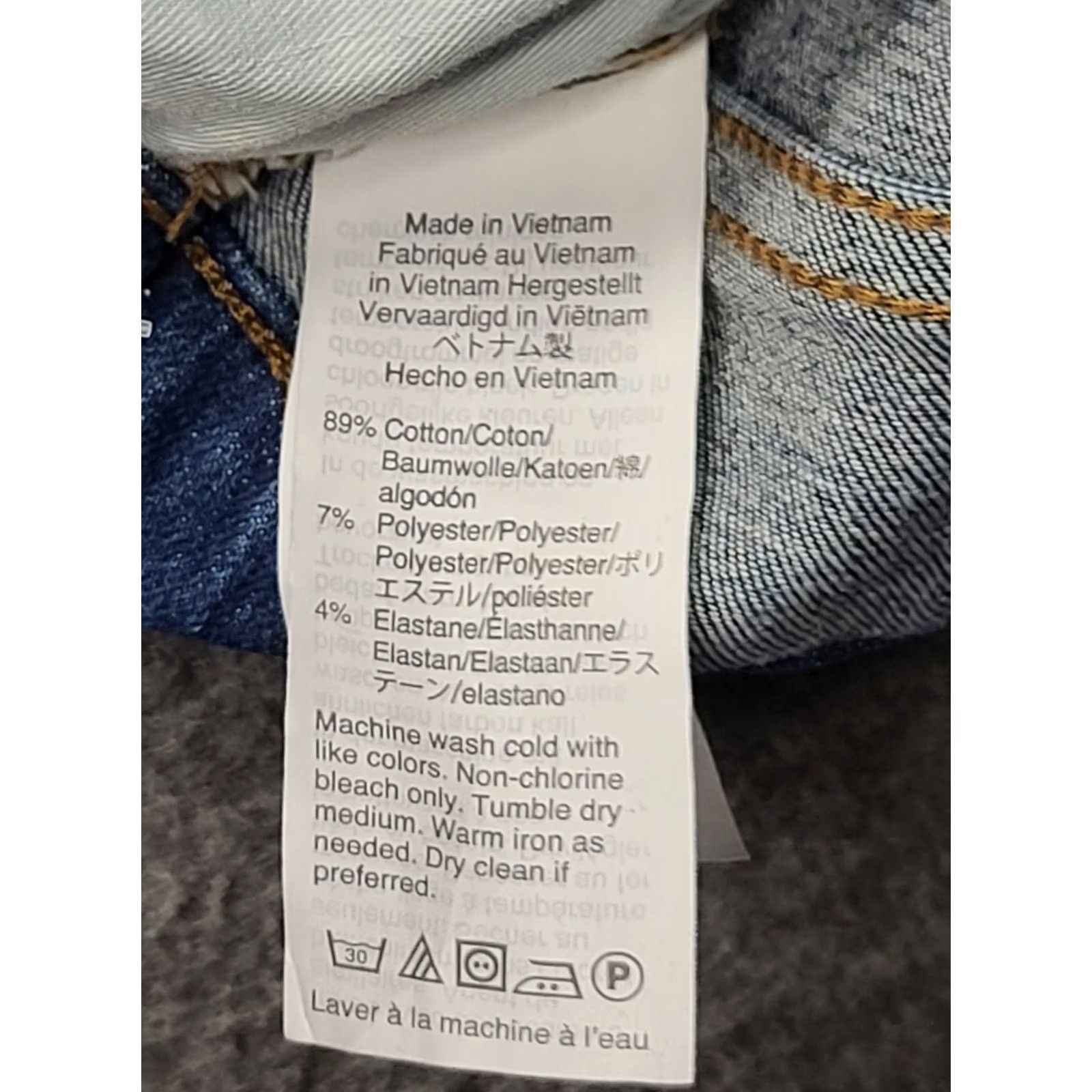 Madewell Madewell Jeans Women’s Size 27 Slim Mid Rise Distressed Stretch 5-Pocket Denim Blue Jeans Women 30in Inseam Size 27" / US 4 / IT 40 - 4 Thumbnail