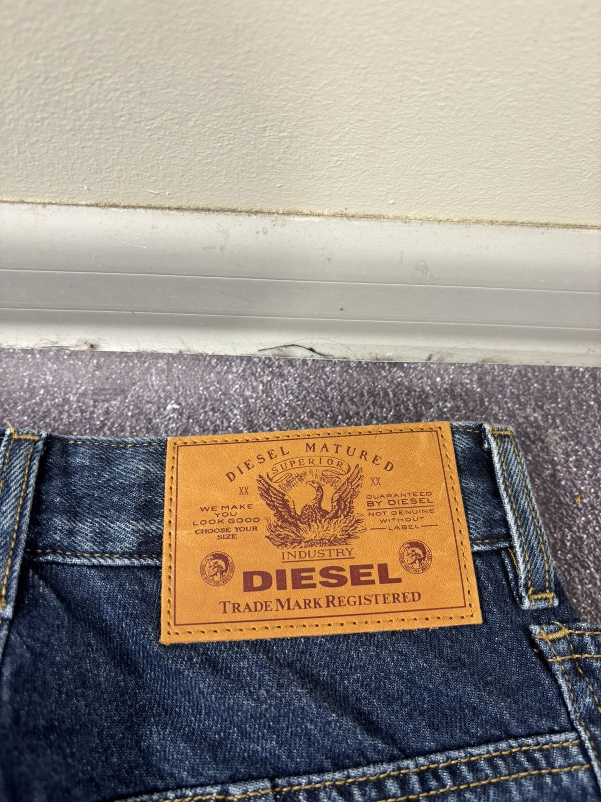 Diesel Diesel De-Pau-Sp1 NWT Women’s Blue Knee Length Denim Skirt Size 24" / US 00 / IT 34 - 18 Thumbnail
