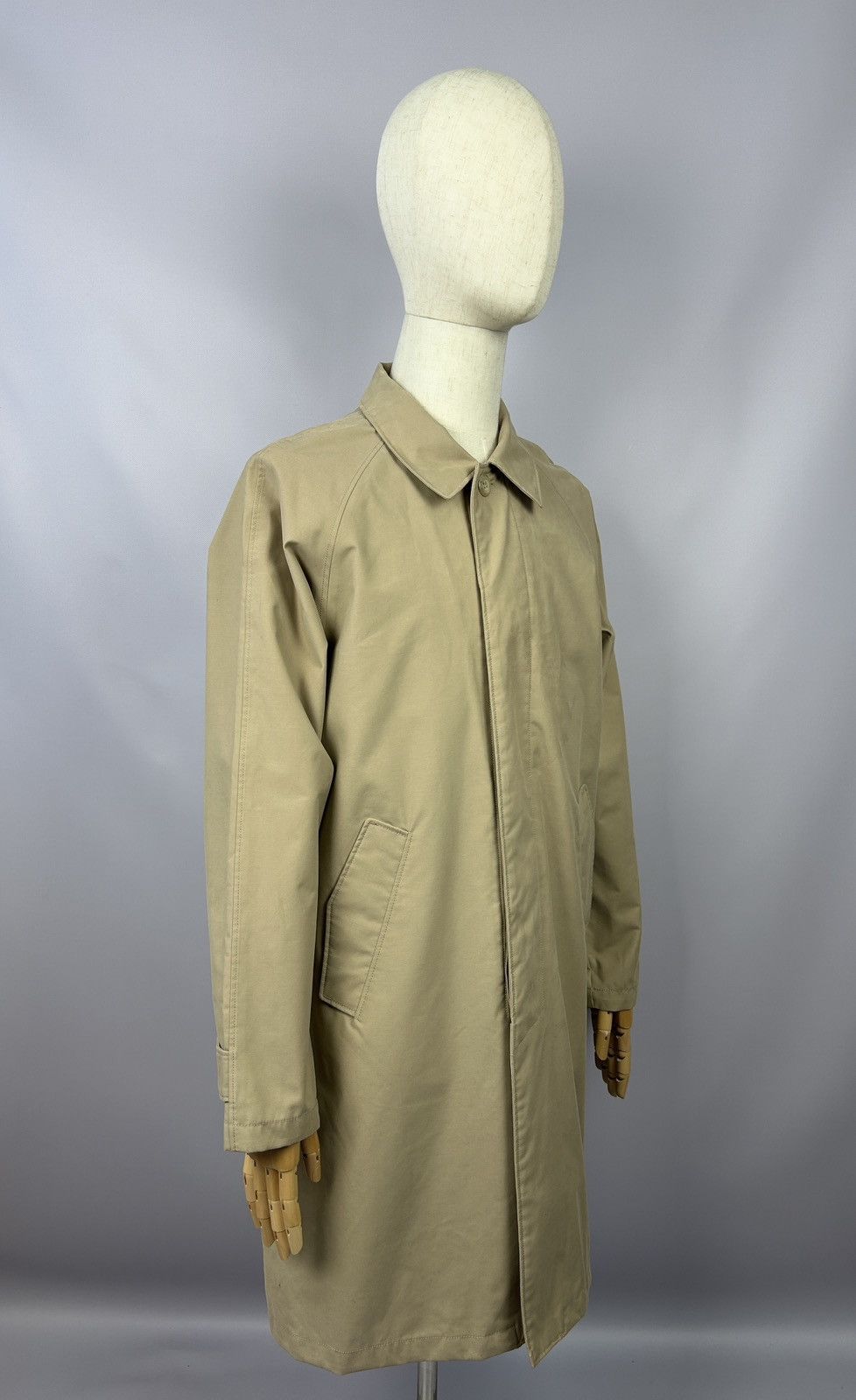 Gant GANT New Haven Nylon Cotton Beige Waterproof Rain Coat Mac Size US M / EU 48-50 / 2 - 4 Thumbnail