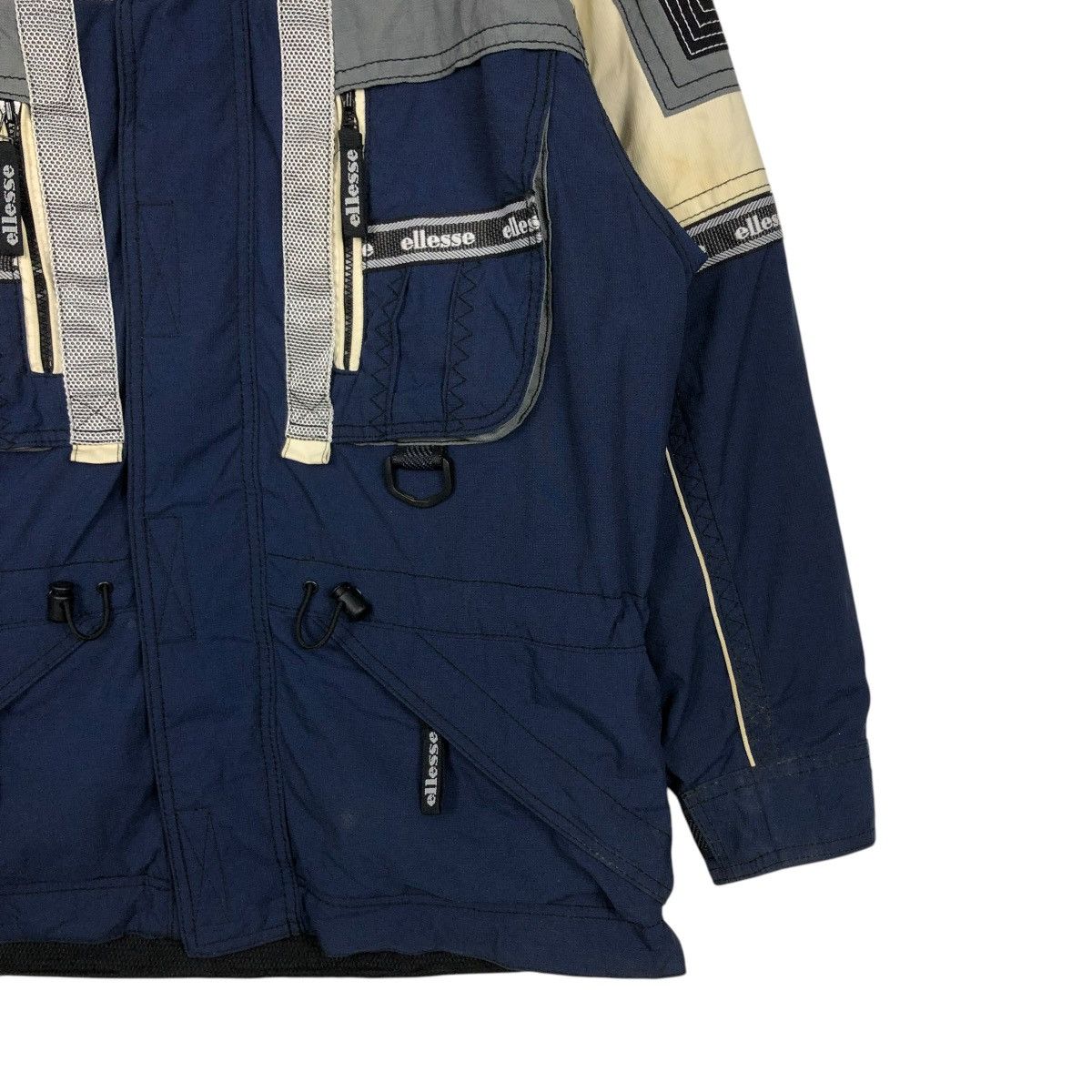 Japanese Brand × Vintage 🔥VINTAGE SKI JACKET MULTI POCKET CARGO ELLESSE ISSEY MIYAKE Size US L / EU 52-54 / 3 - 7 Thumbnail