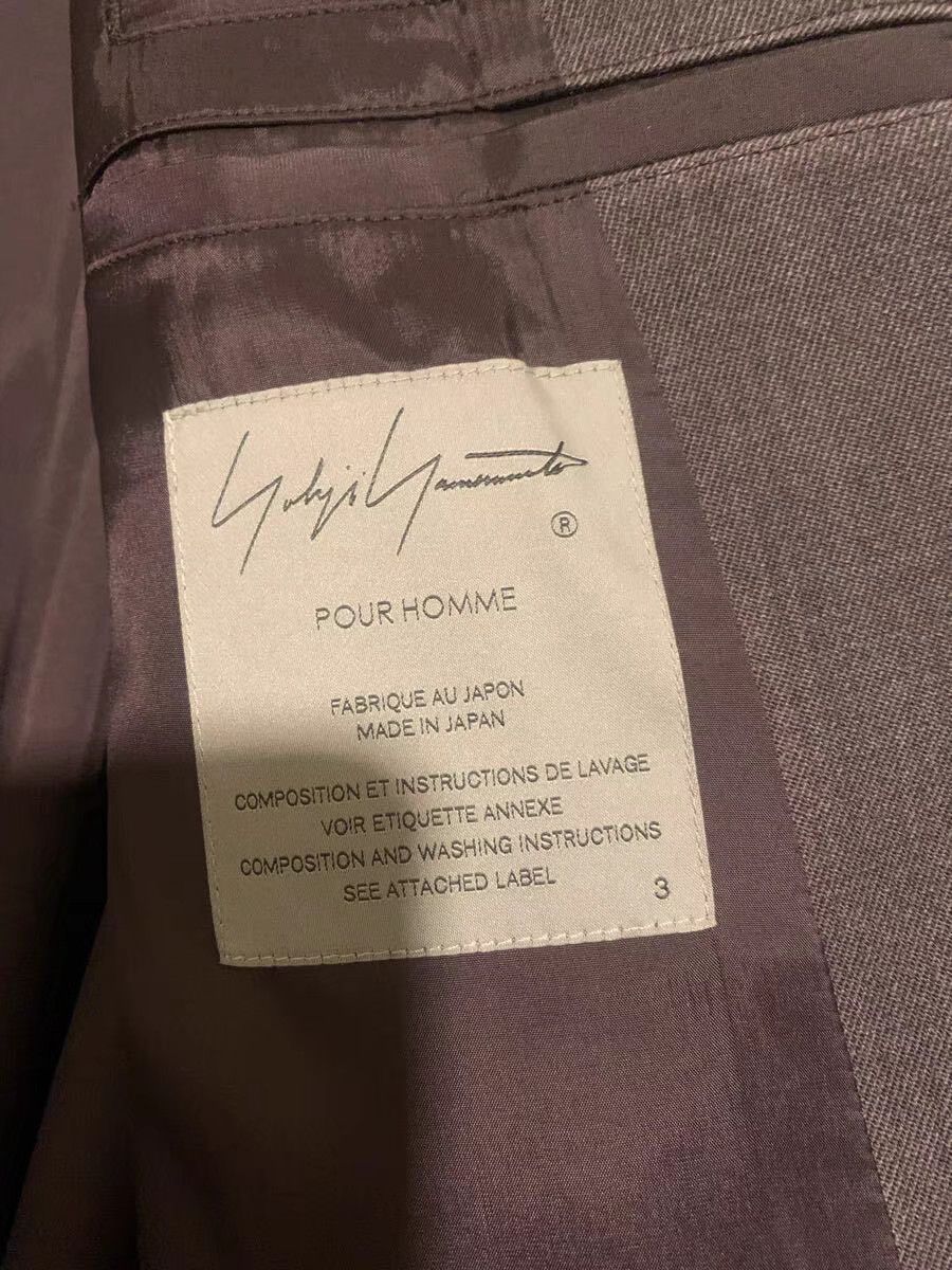 Yohji Yamamoto Yohji Yamamoto 24AW Runway Back Print Coat K11 Size US L / EU 52-54 / 3 - 4 Thumbnail