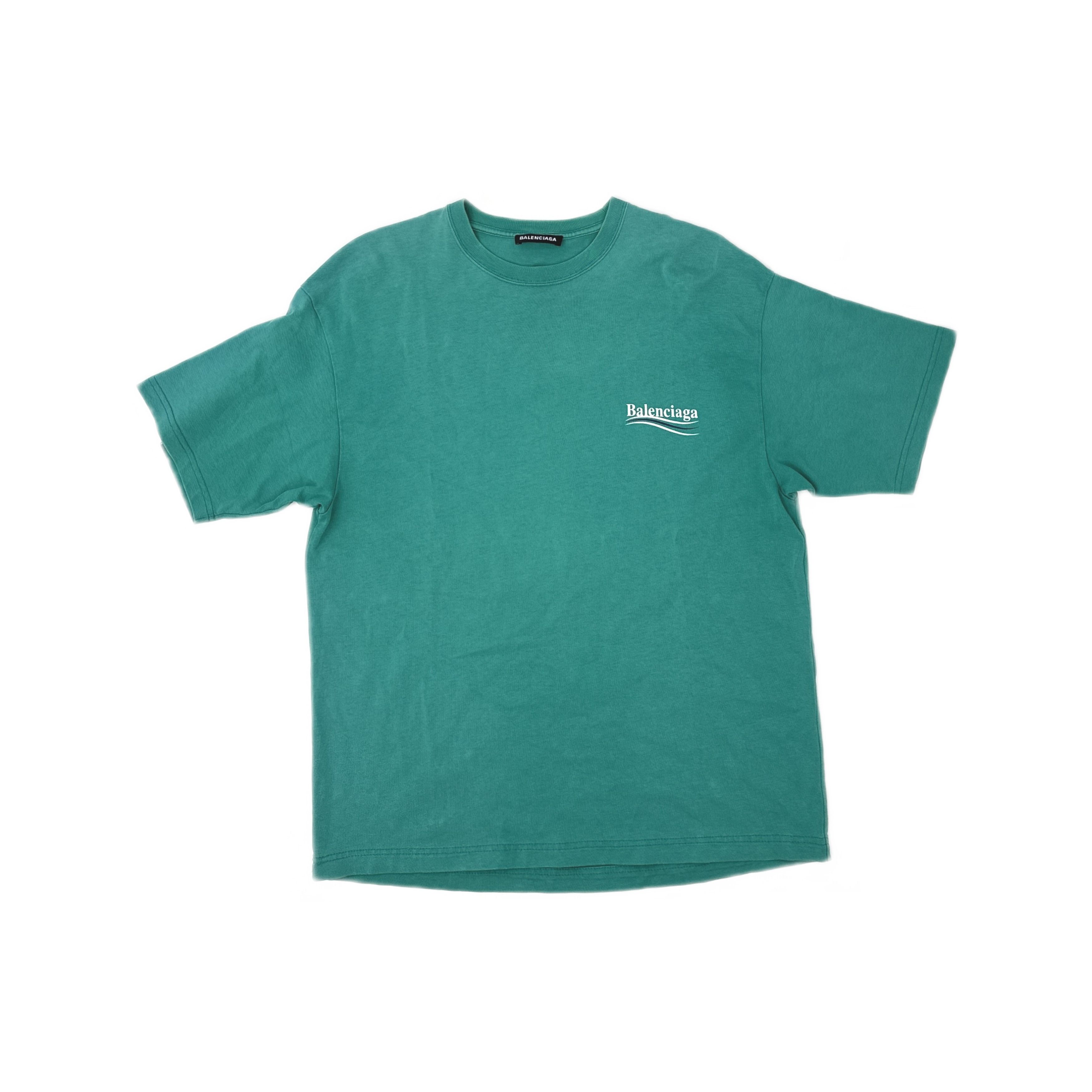 Balenciaga Balenciaga Wave Logo T-Shirt Size S Size US S / EU 44-46 / 1 - 1 Thumbnail