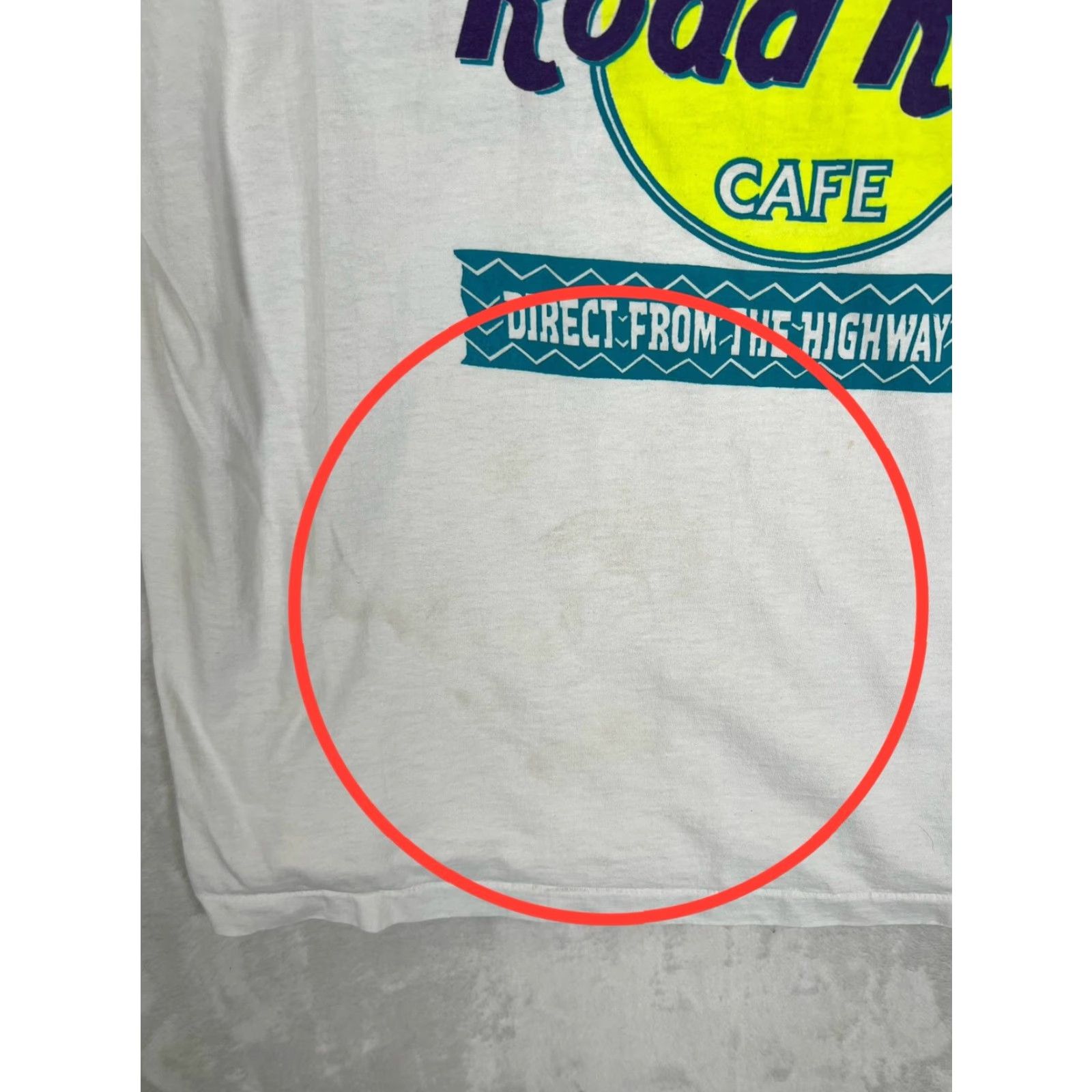 Vintage VINTAGE Road Kill Cafe T-Shirt Mens XL White Shirt Humor 90s Mens Black Text Graphic Print Short Sleeve Crew Neck All Seasons Size US XL / EU 56 / 4 - 3 Thumbnail
