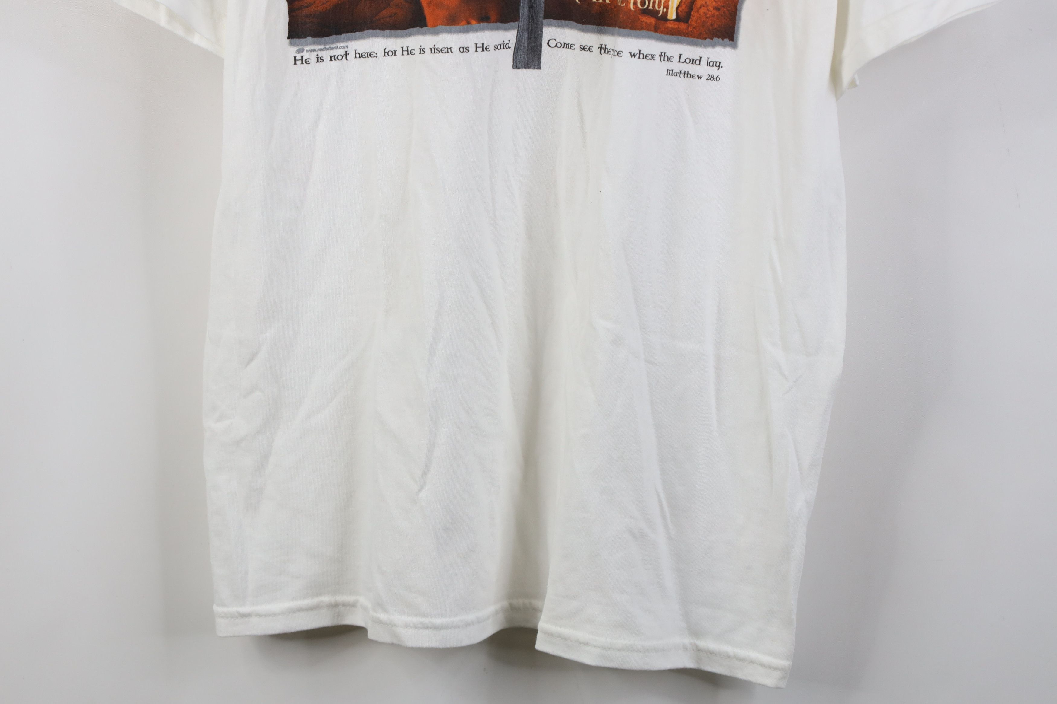 Vintage Deadstock Vintage Streetwear Calvary Jesus Cross T-Shirt Size US L / EU 52-54 / 3 - 3 Thumbnail