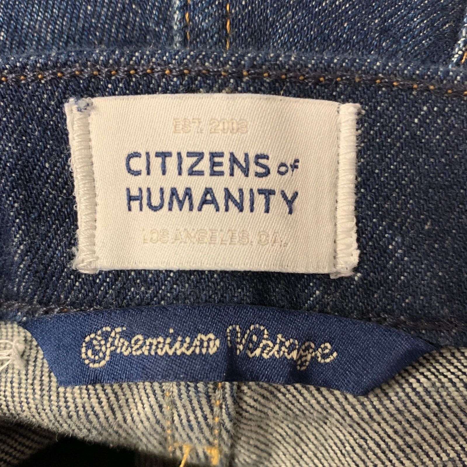 Citizens Of Humanity CITIZENS OF HUMANITY Size 26 Indigo Denim Flared Jeans Size 26" / US 2 / IT 38 - 4 Thumbnail