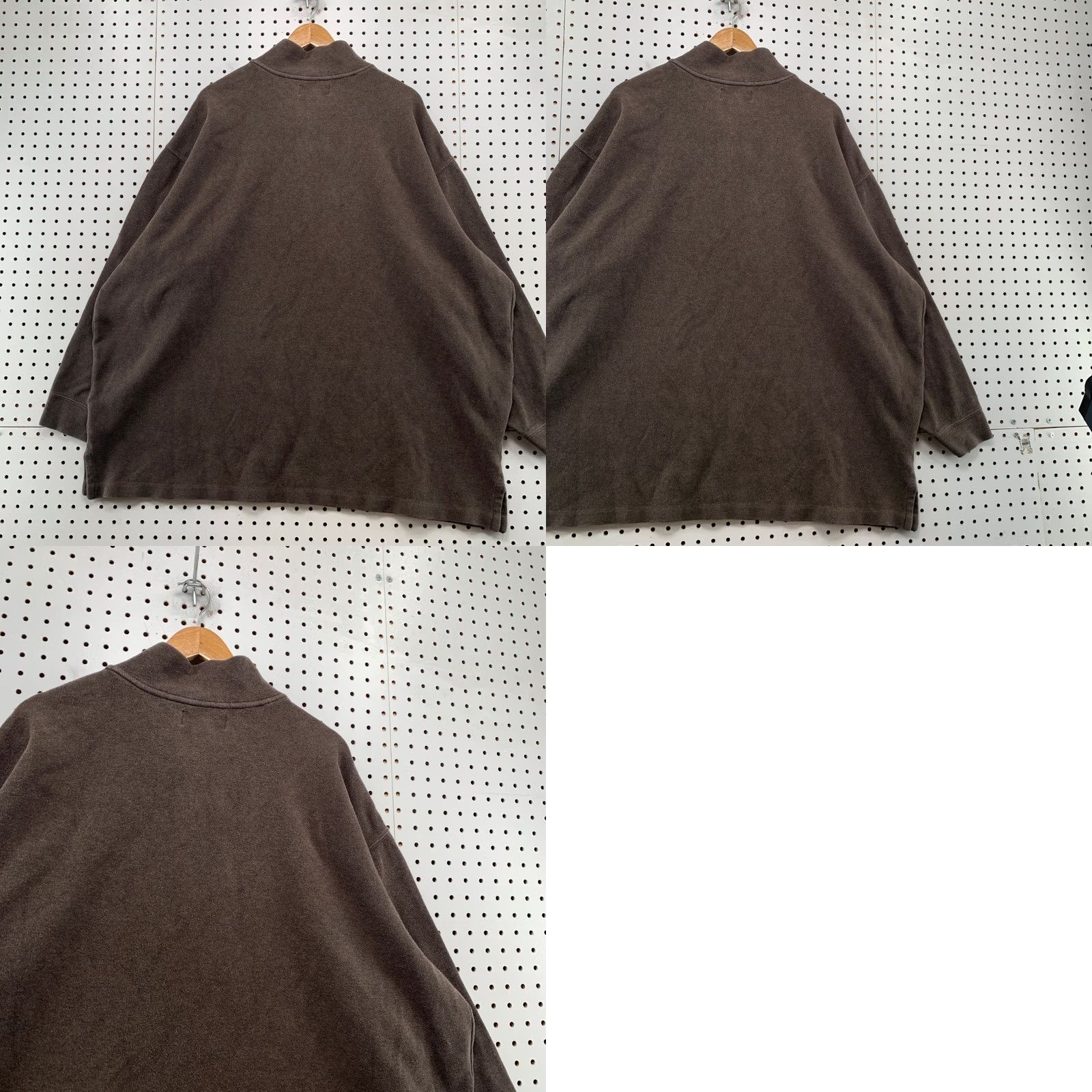 Polo Ralph Lauren VINTAGE Polo Ralph Lauren Pullover 4XB Brown Quarter Zip 90s Big and Tall Cotton Mens Size US XXL / EU 58 / 5 - 9 Thumbnail