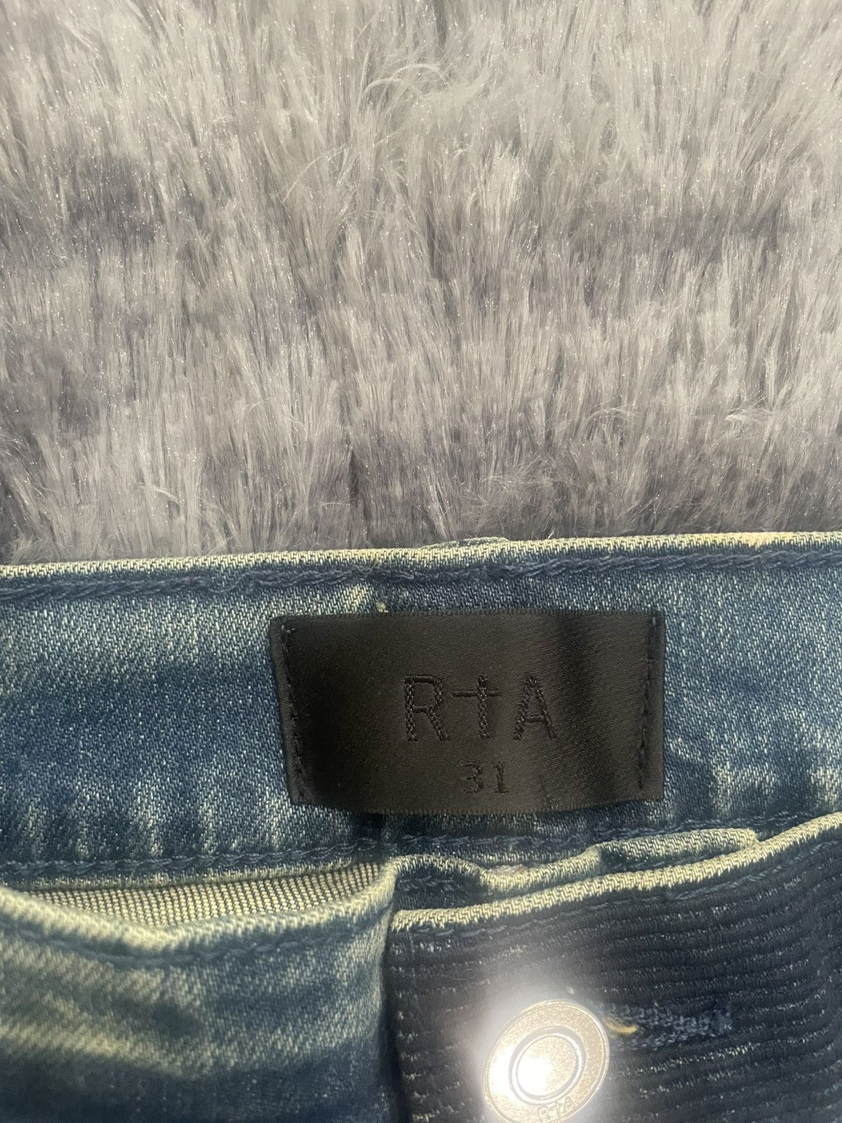 Rta RTA snake distressed denim Size US 31 - 3 Thumbnail