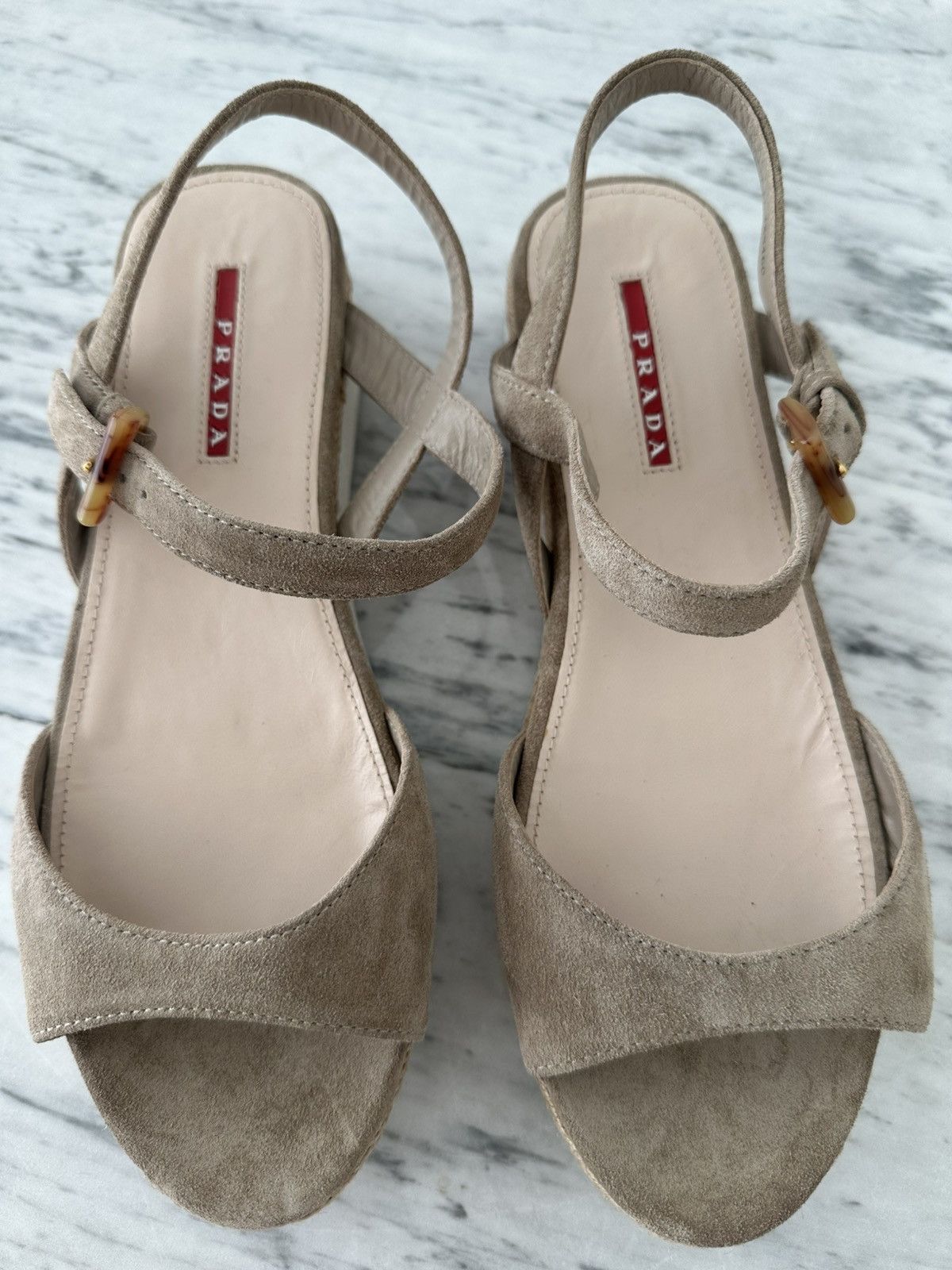 Prada Prada Y2K Vintage Archive Sandals, Never worn Size US 9.5 / IT 39.5 - 6 Thumbnail