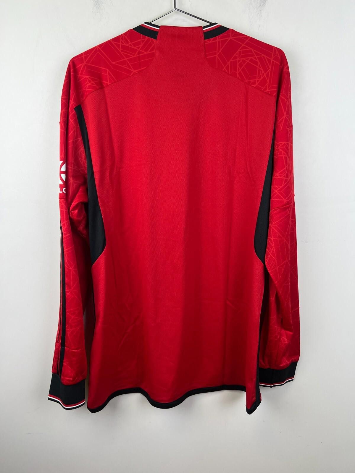 Adidas Adidas Manchester United Home Jersey 23/24 Long Sleeve XL Size ONE SIZE - 2 Thumbnail