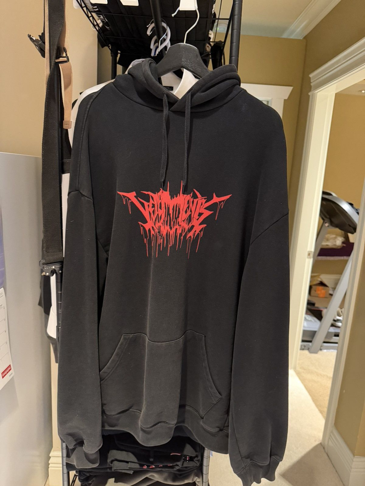 Vetements FW/18 Vetements Metal Tour Hoodie | Grailed