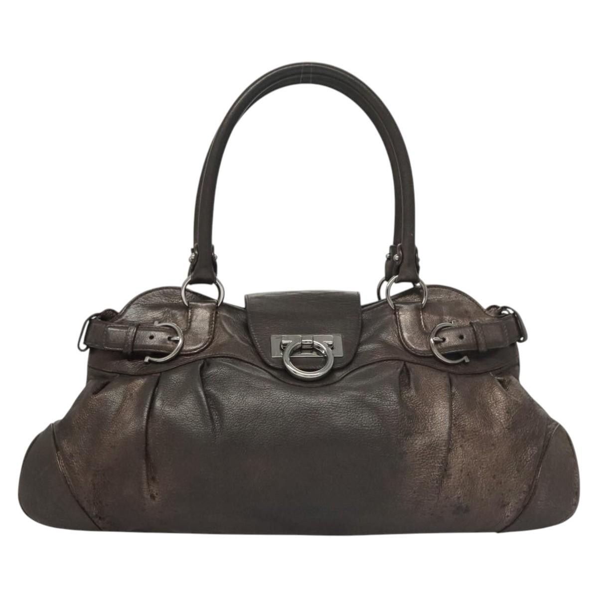 Salvatore Ferragamo SALVATORE FERRAGAMO 'Arch' Black Matte