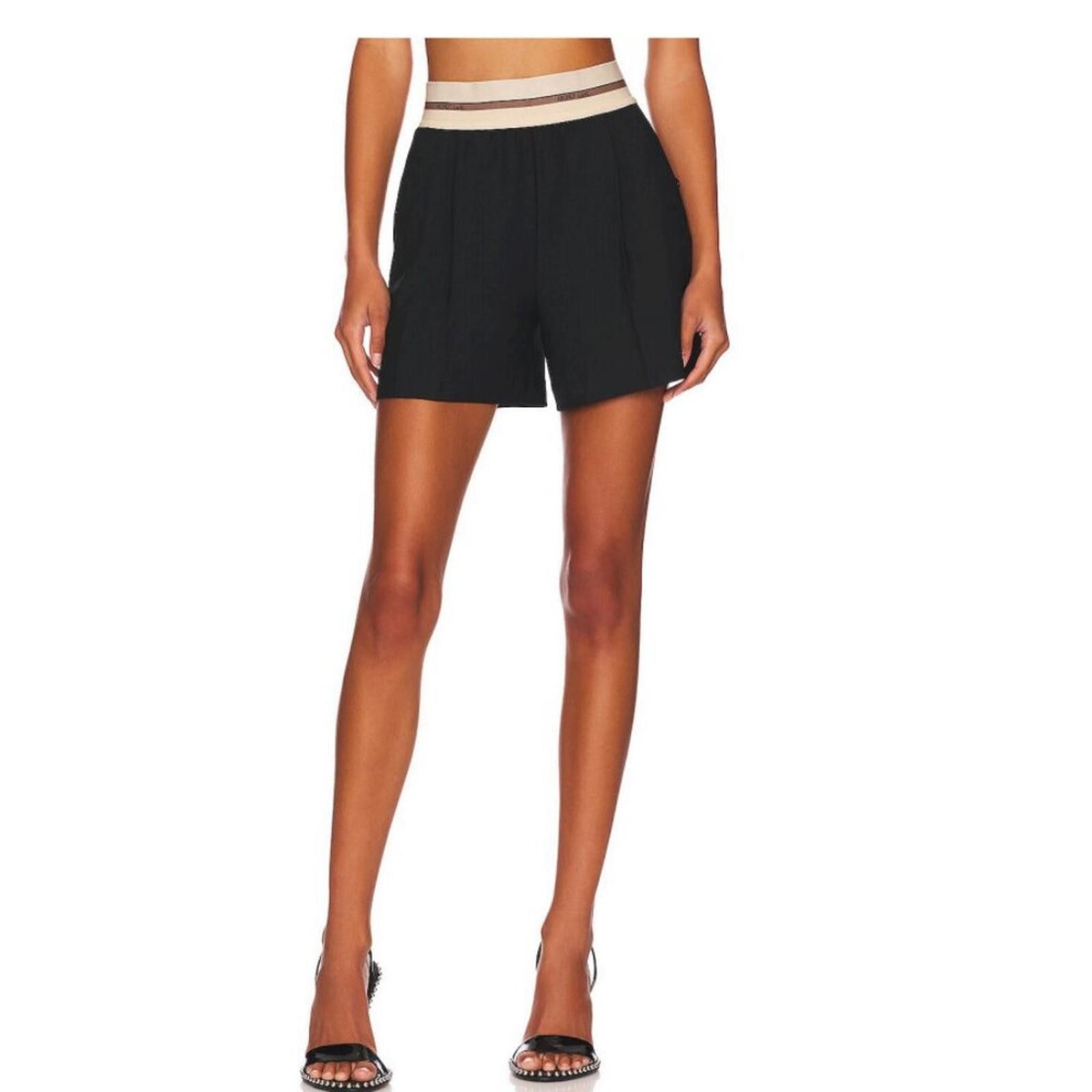 Helmut Lang Helmut Lang Black Pull On Shorts Size Black Size 0 Size 25" / US 0 / IT 36 - 1 Thumbnail