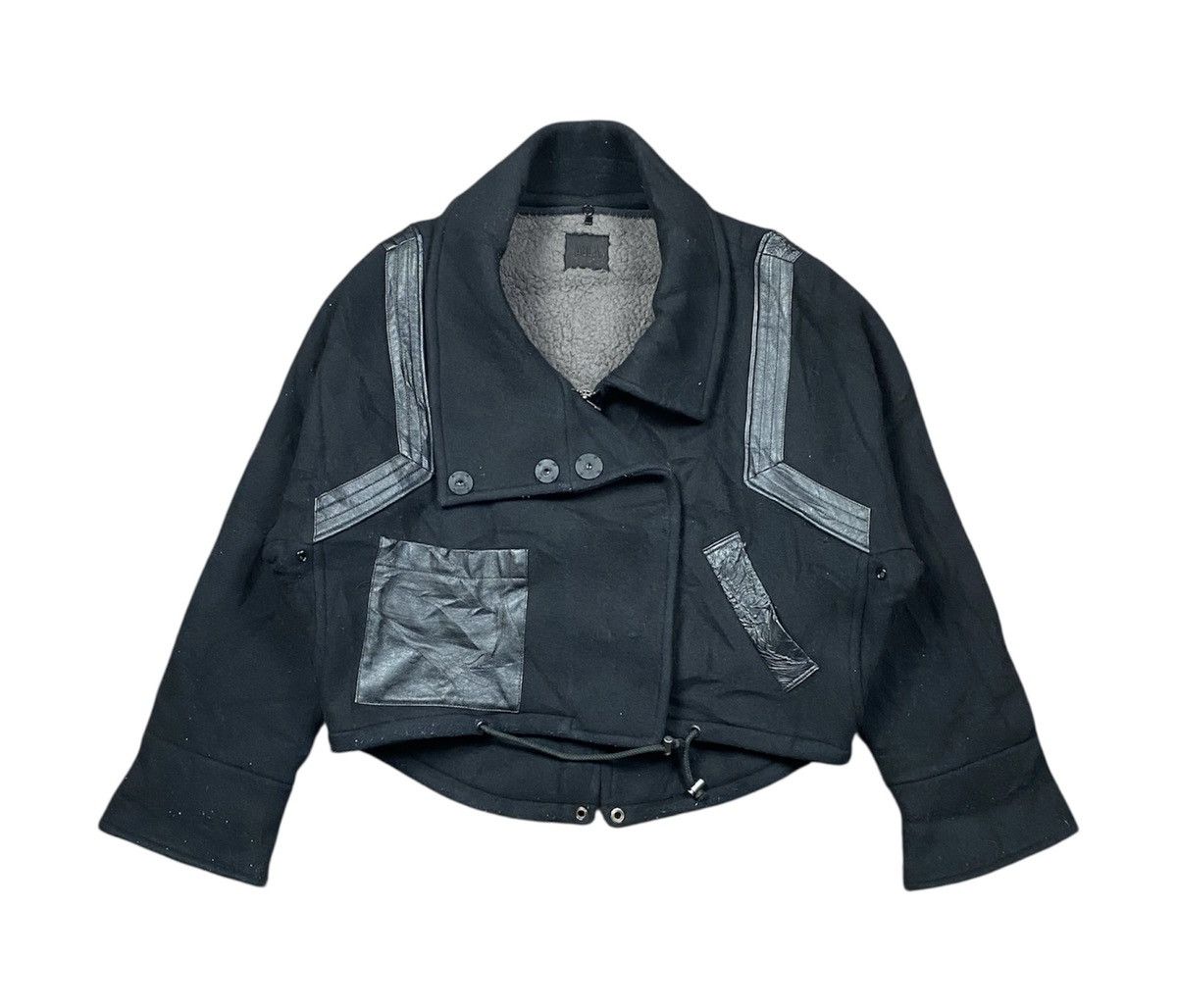 Japanese Brand Vintage Aula Crot Top Perfecto Wool Jacket Size US S / EU 44-46 / 1 - 1 Thumbnail