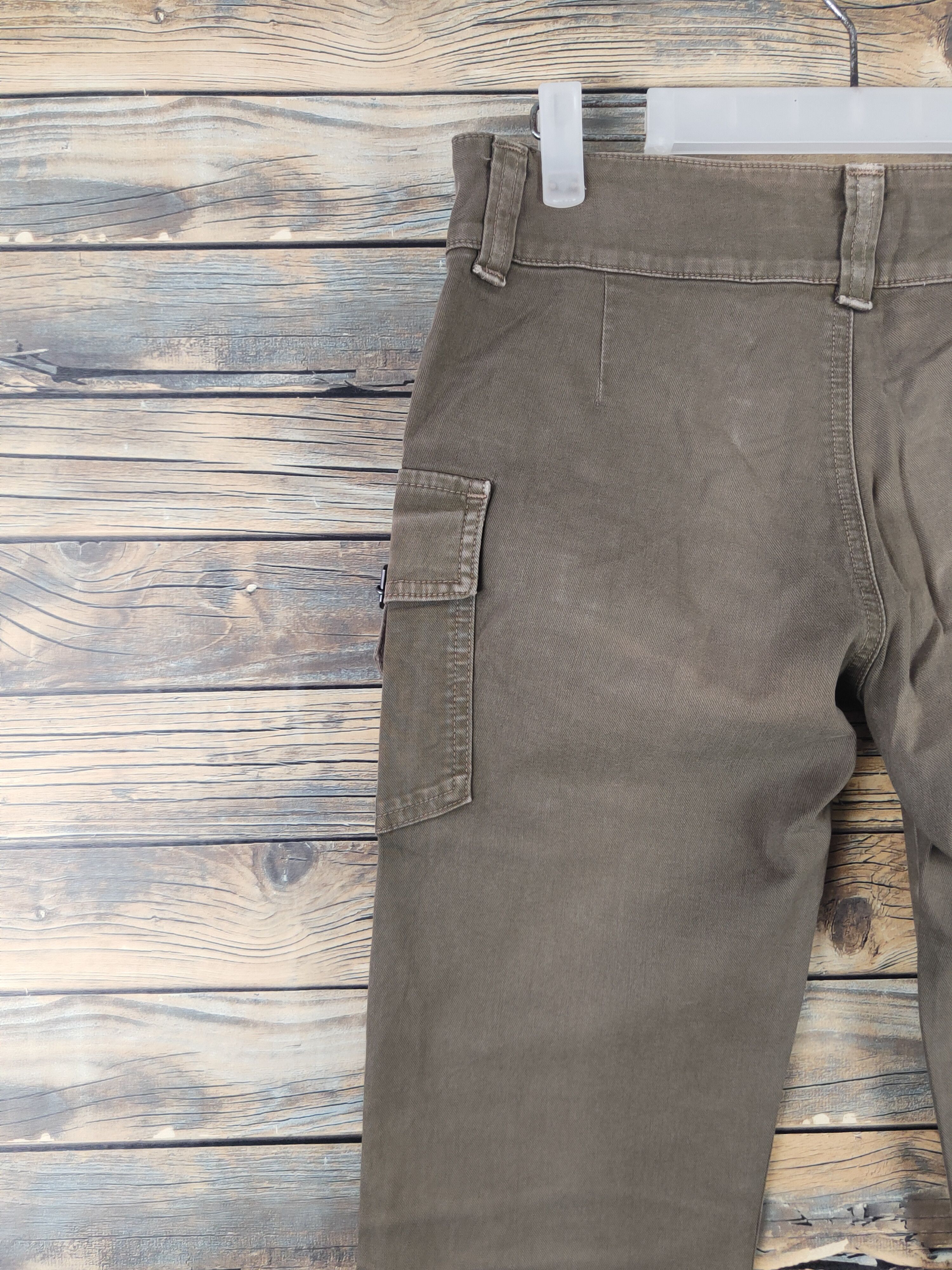 Japanese Brand DL Nudist Jean Brown Multipocket Tactical Cargo Pants #741 Size 28" / US 6 / IT 42 - 8 Thumbnail