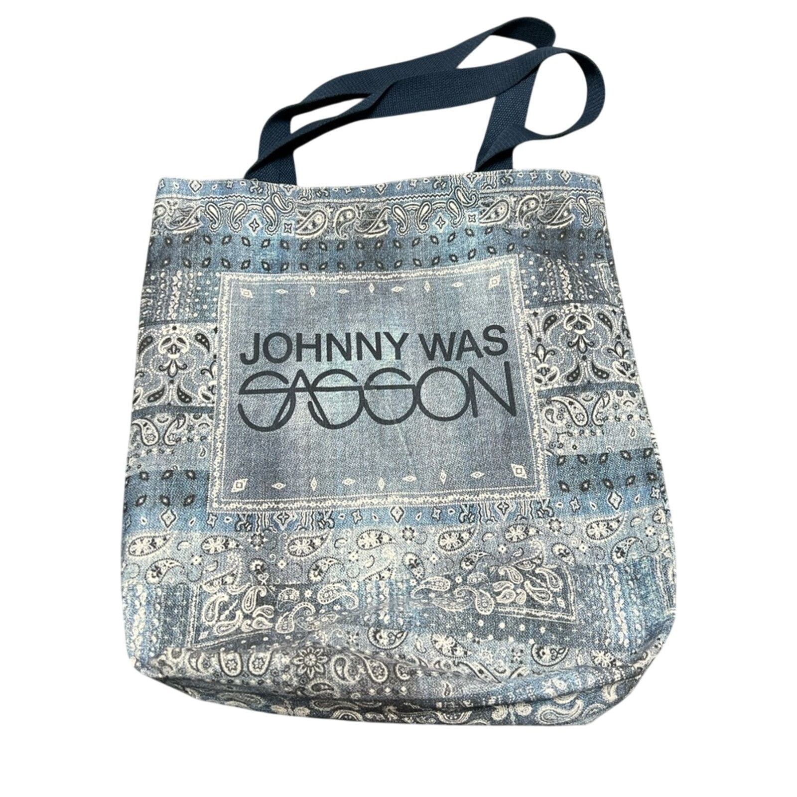 Johnny Was Johnny Was Navy California Everyday Canvas Tote Bag CLEAN Size ONE SIZE - 1 Thumbnail