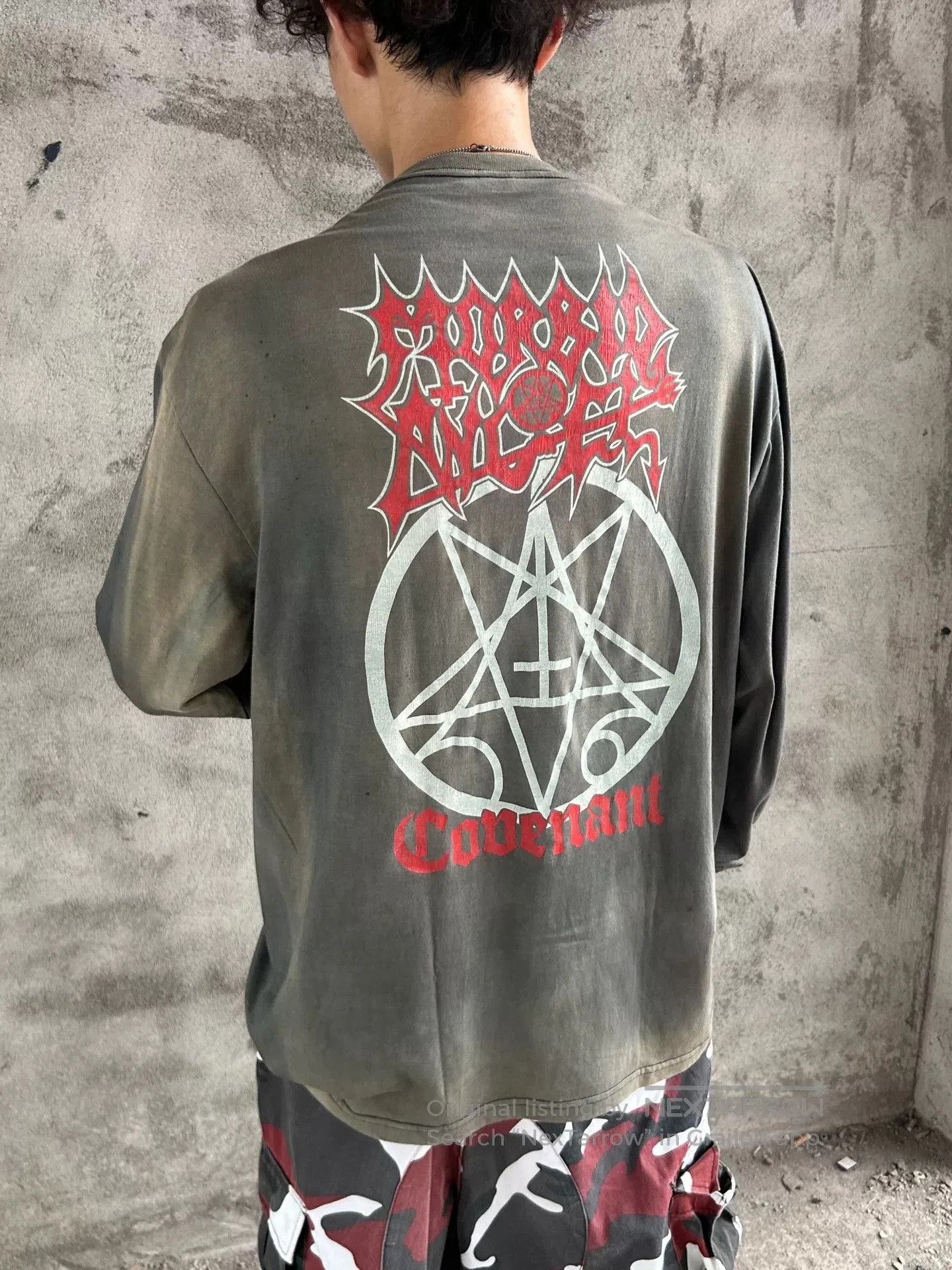 Vintage Vintage 90s Morbid Angel Long Sleeve Tee. Size US M / EU 48-50 / 2 - 7 Thumbnail