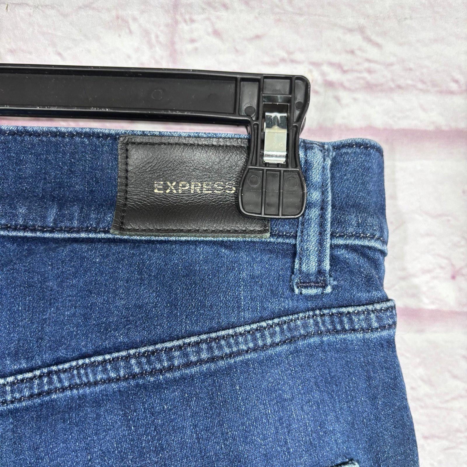 Express Express Skinny High Rise Jeans Size 8R Size 30" / US 8 / IT 44 - 6 Thumbnail