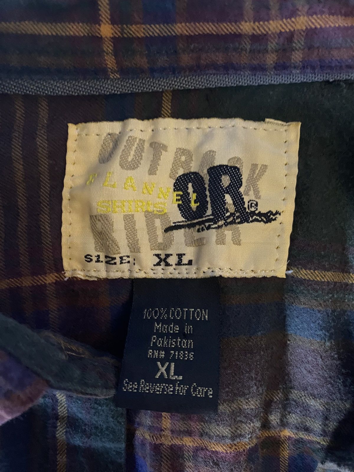 Vintage Grunge Flannel Size US XL / EU 56 / 4 - 2 Thumbnail
