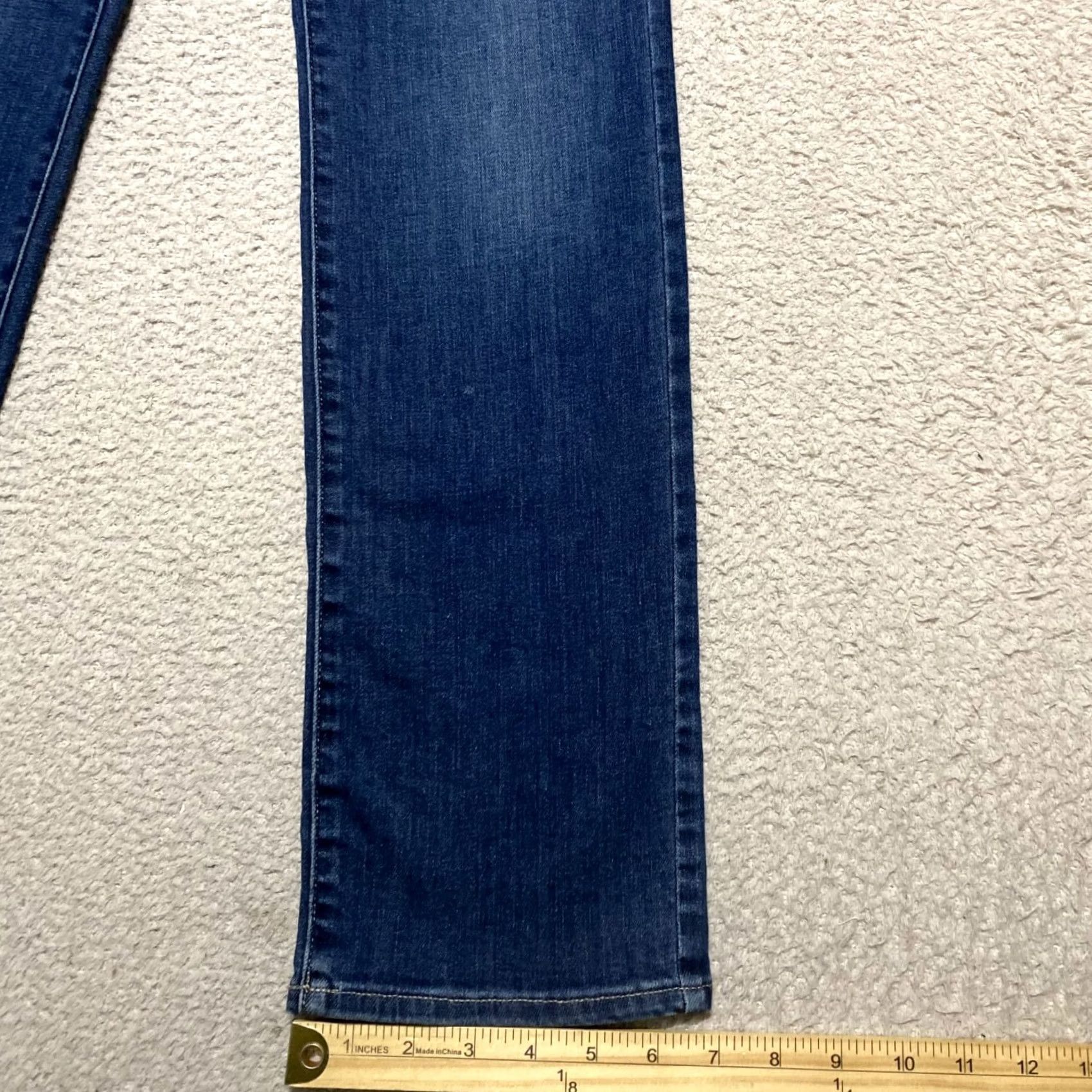 Lucky Brand Lucky Brand Jeans Blue Medium Wash Straight 5-Pocket Regular Size 10 Womens Denim Vintage No Size 32" / US 10 / IT 46 - 6 Thumbnail