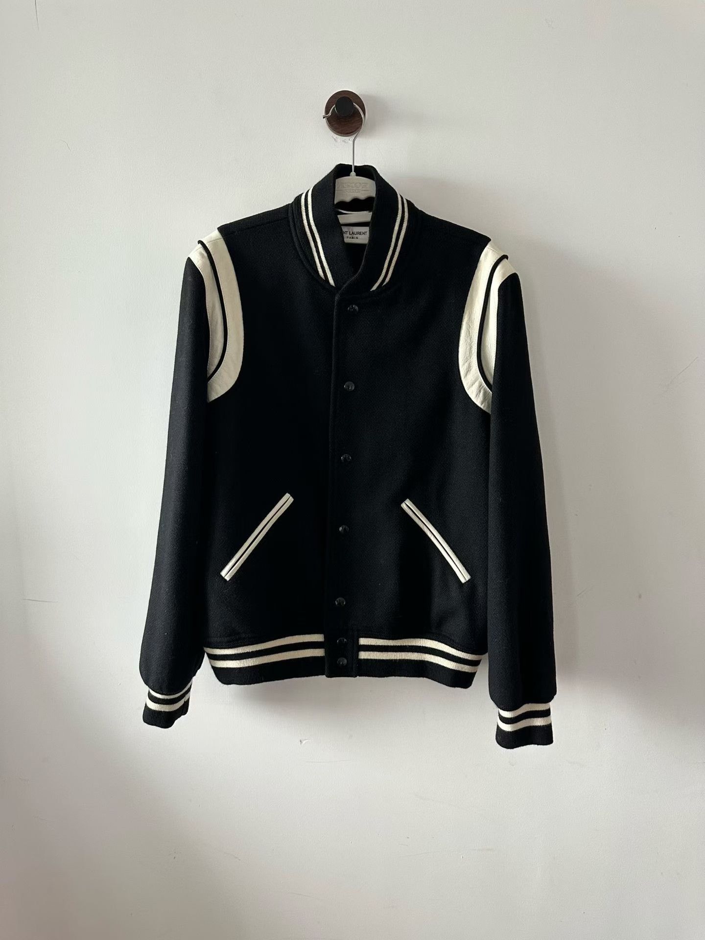 Saint Laurent Paris Saint Laurent Paris Baseball Jacket Size US M / EU 48-50 / 2 - 1 Thumbnail